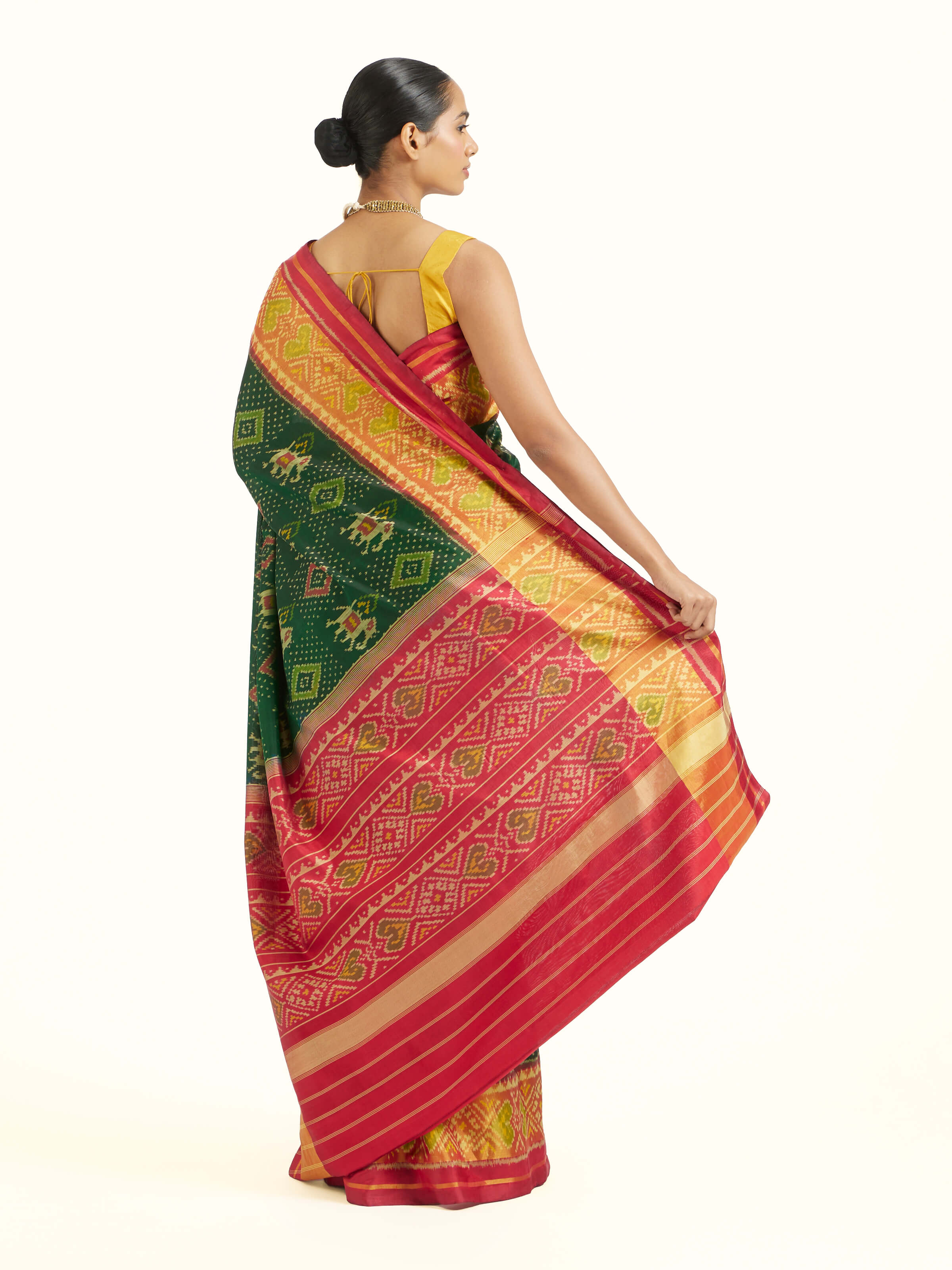 Rajkot Patola Ikat Saree