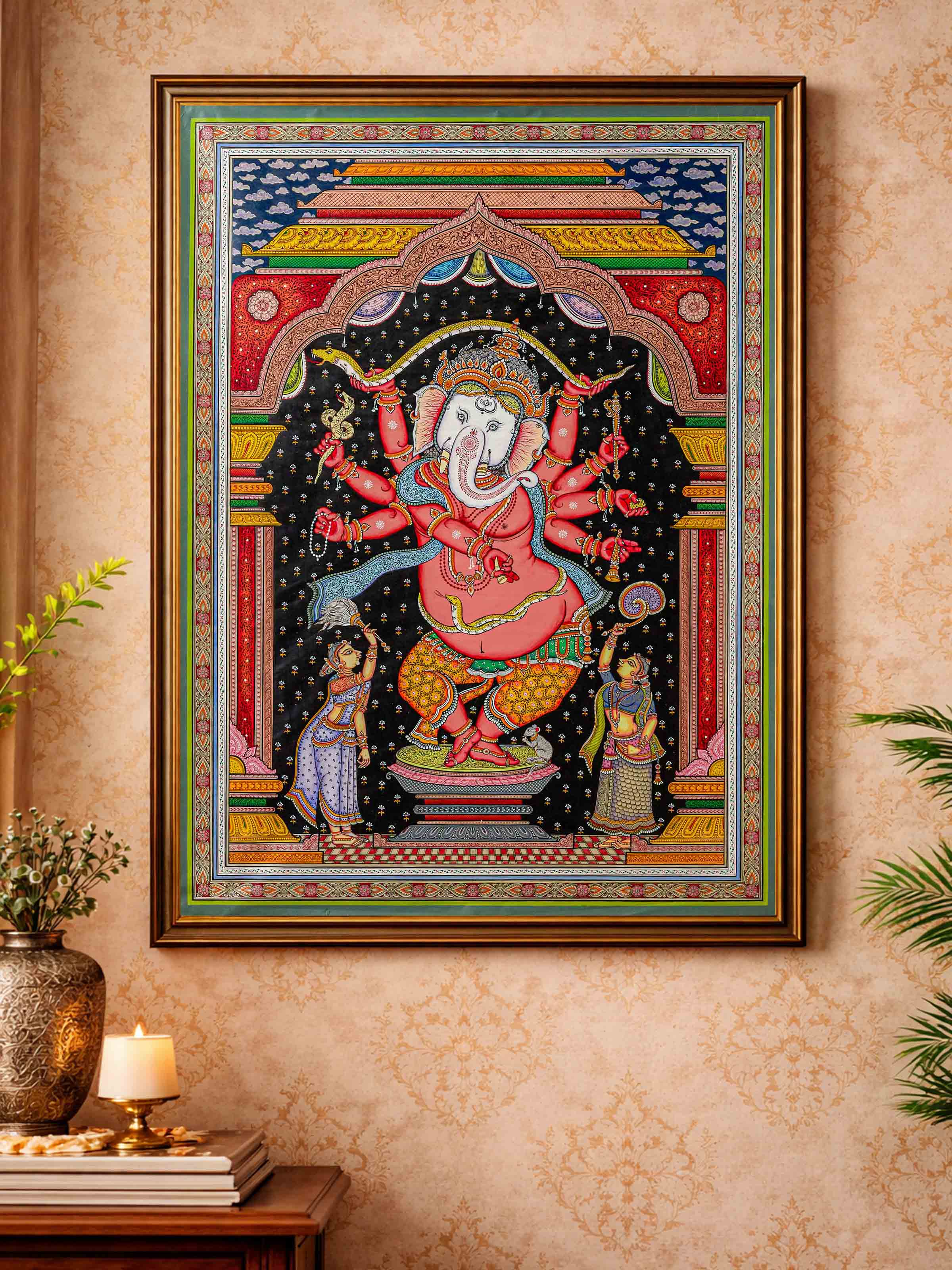 Ganesha Pattachitra Painting