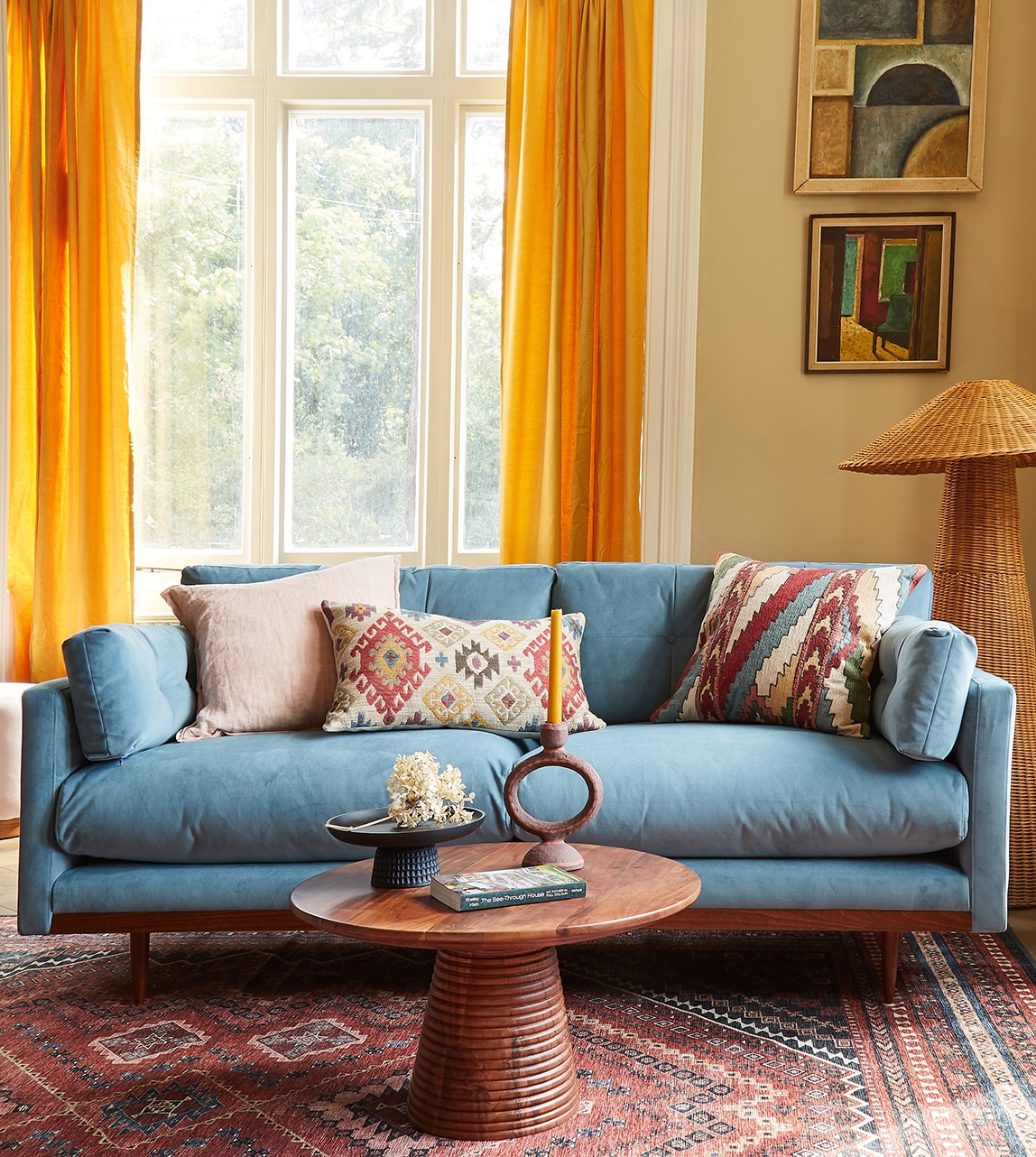 Tiffey Solid Wood Coffee Table In Dark Brown Finish