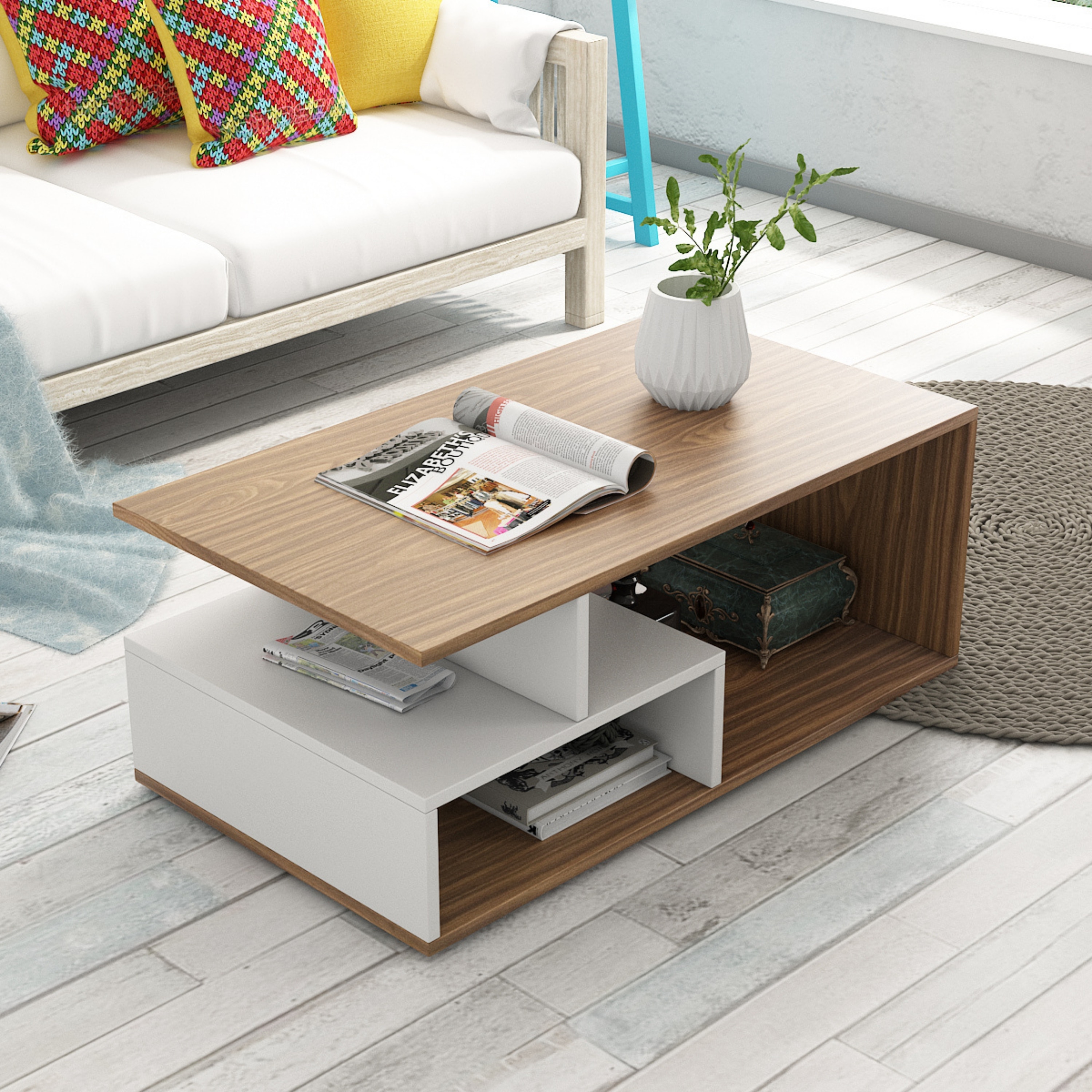 Max Centre Table Choko Walnut - A Globia Creations