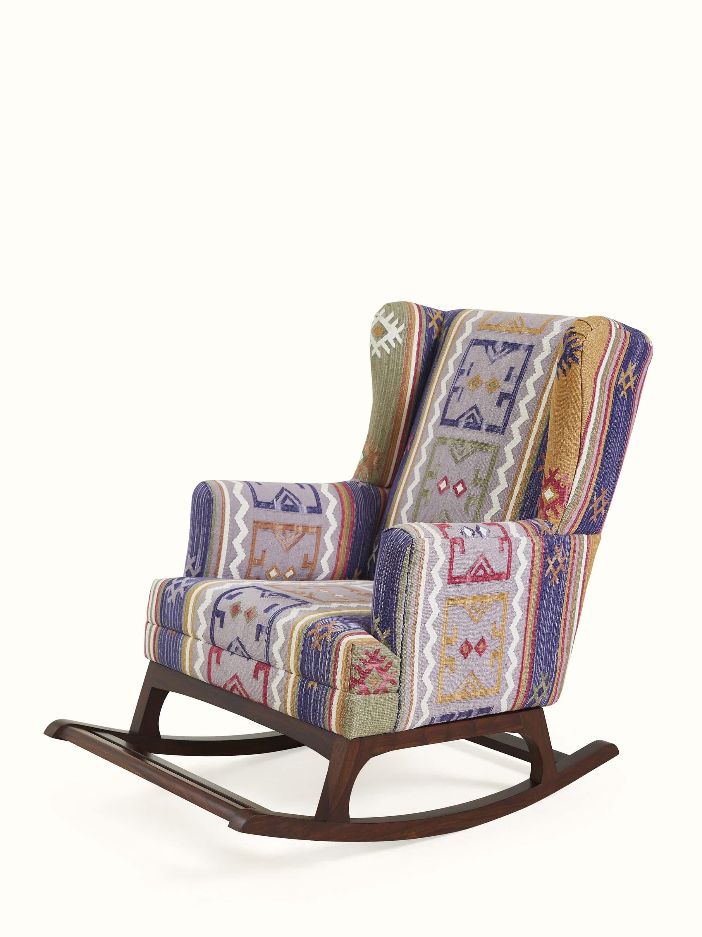 Classic Sheesham Rocking Chair