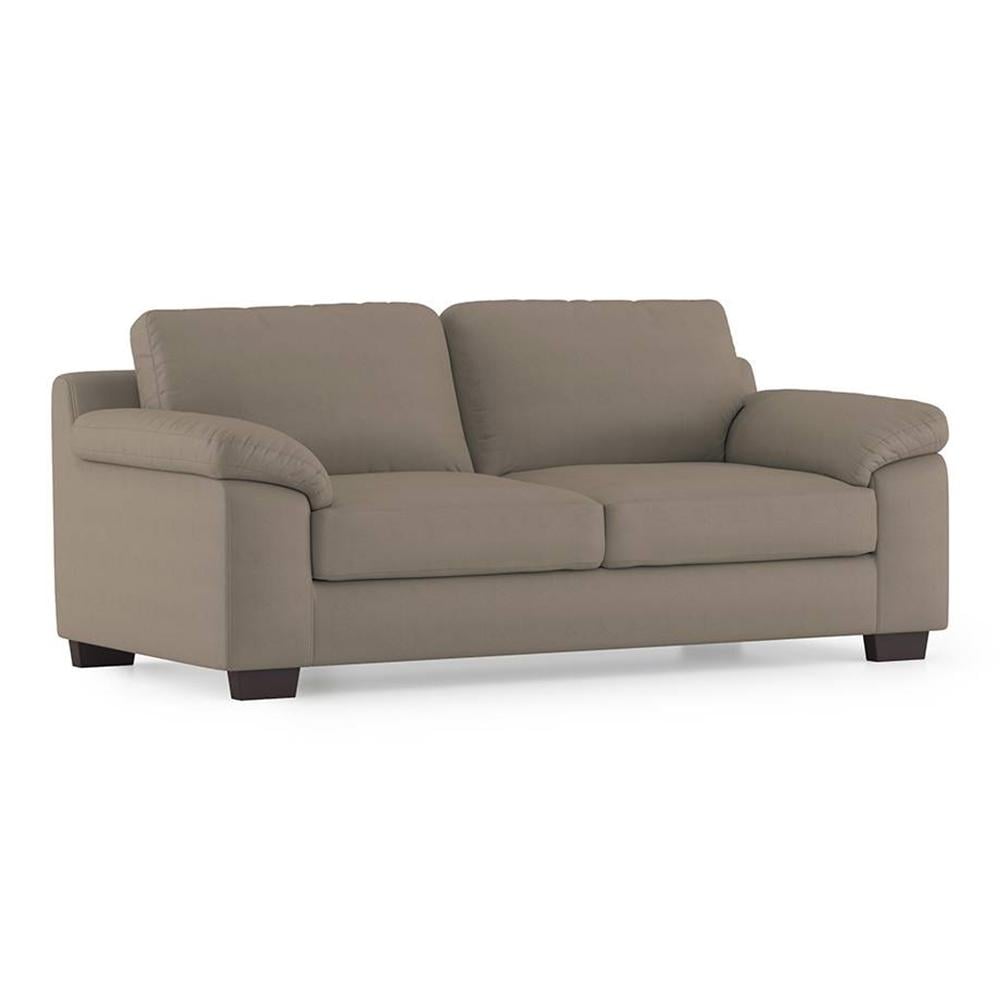 Esquel 3 Seater Leatherette Sofa in Cappuccino Colour