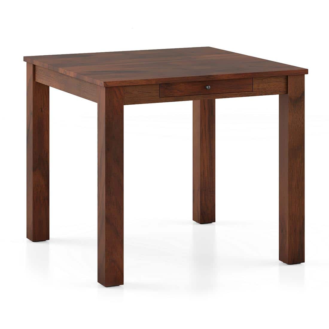 Arlo Teak Wood 4 Seater Storage Dining Table With Arlo Dining chair Set