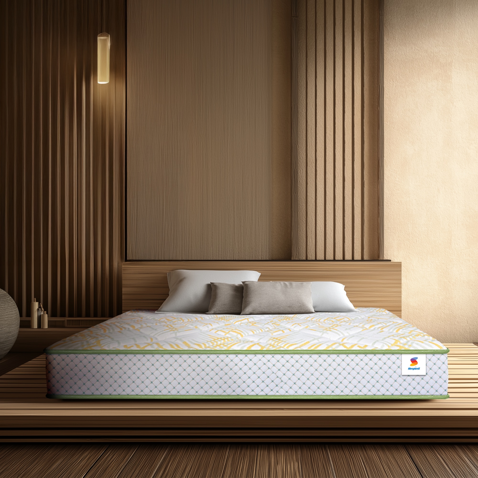 Sleepwell Spinetech Classic Mattress 6 inch Queen High Resilience (HR) Foam Mattress (L x W: 75 inch x 60 inch) - Sleepwell