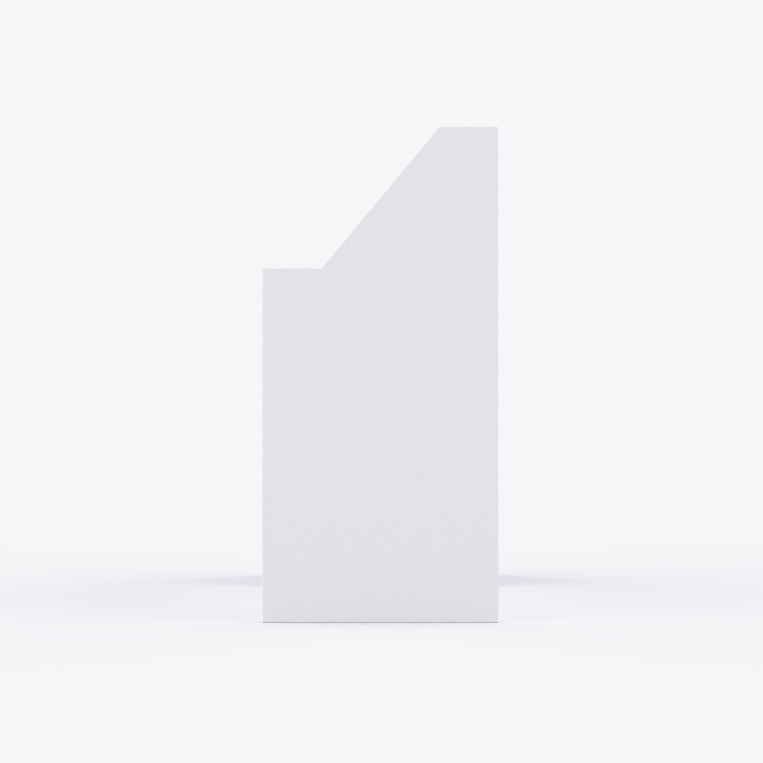 Elementary Study Table In White Colour