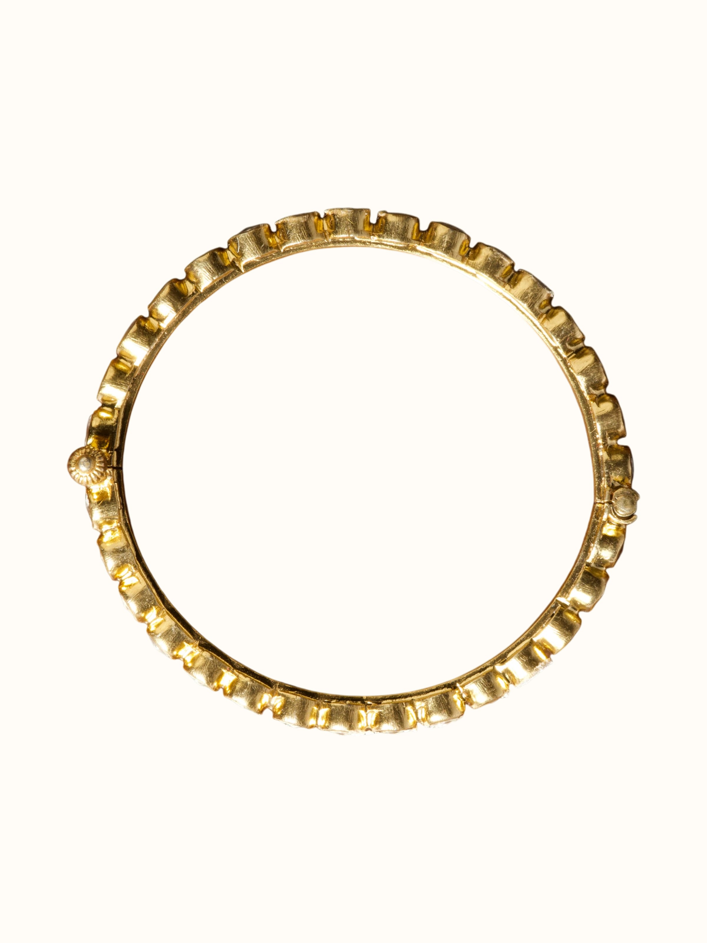 Silver Smithing Gold Plated Bangle