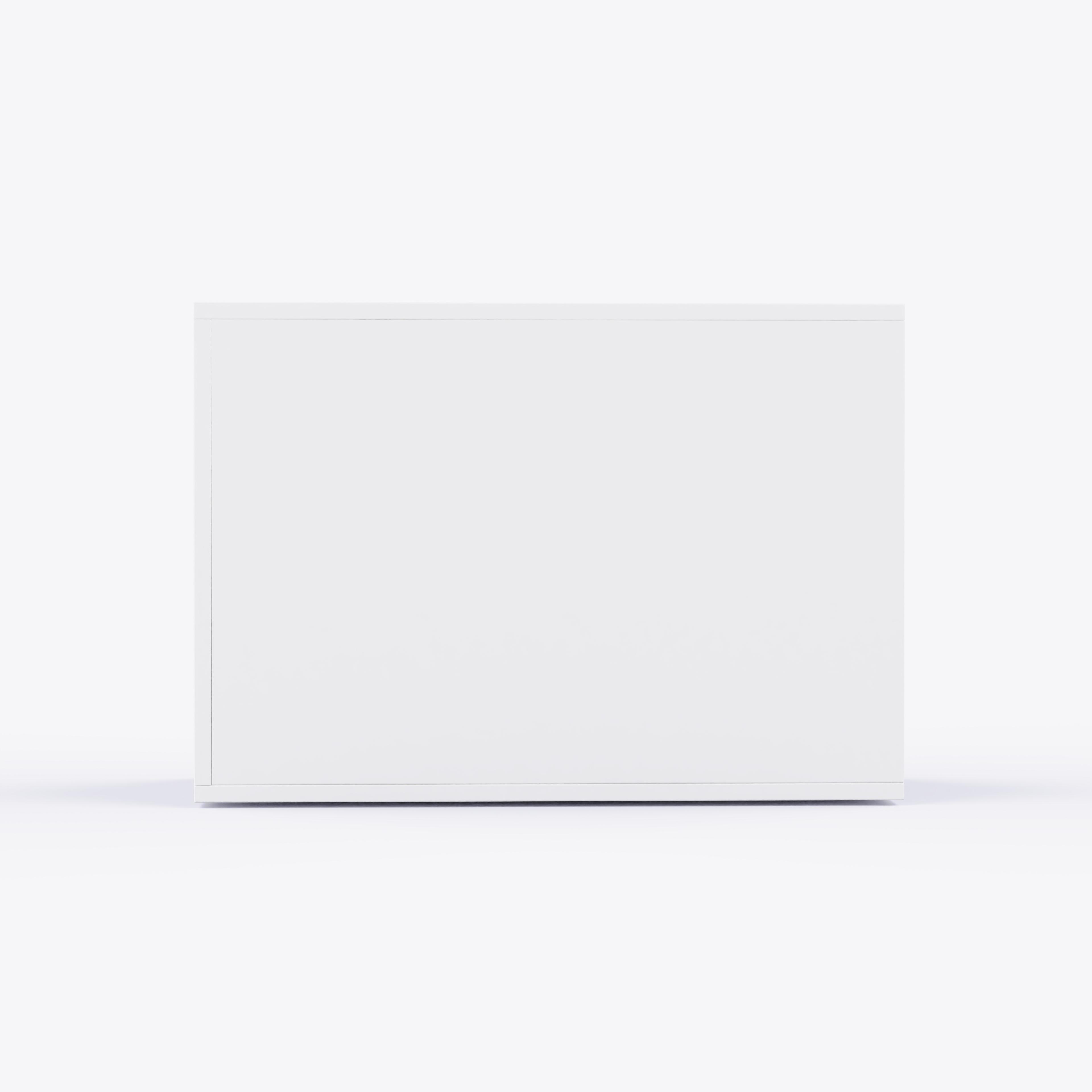 Building Blocks Storage Unit In White Colour