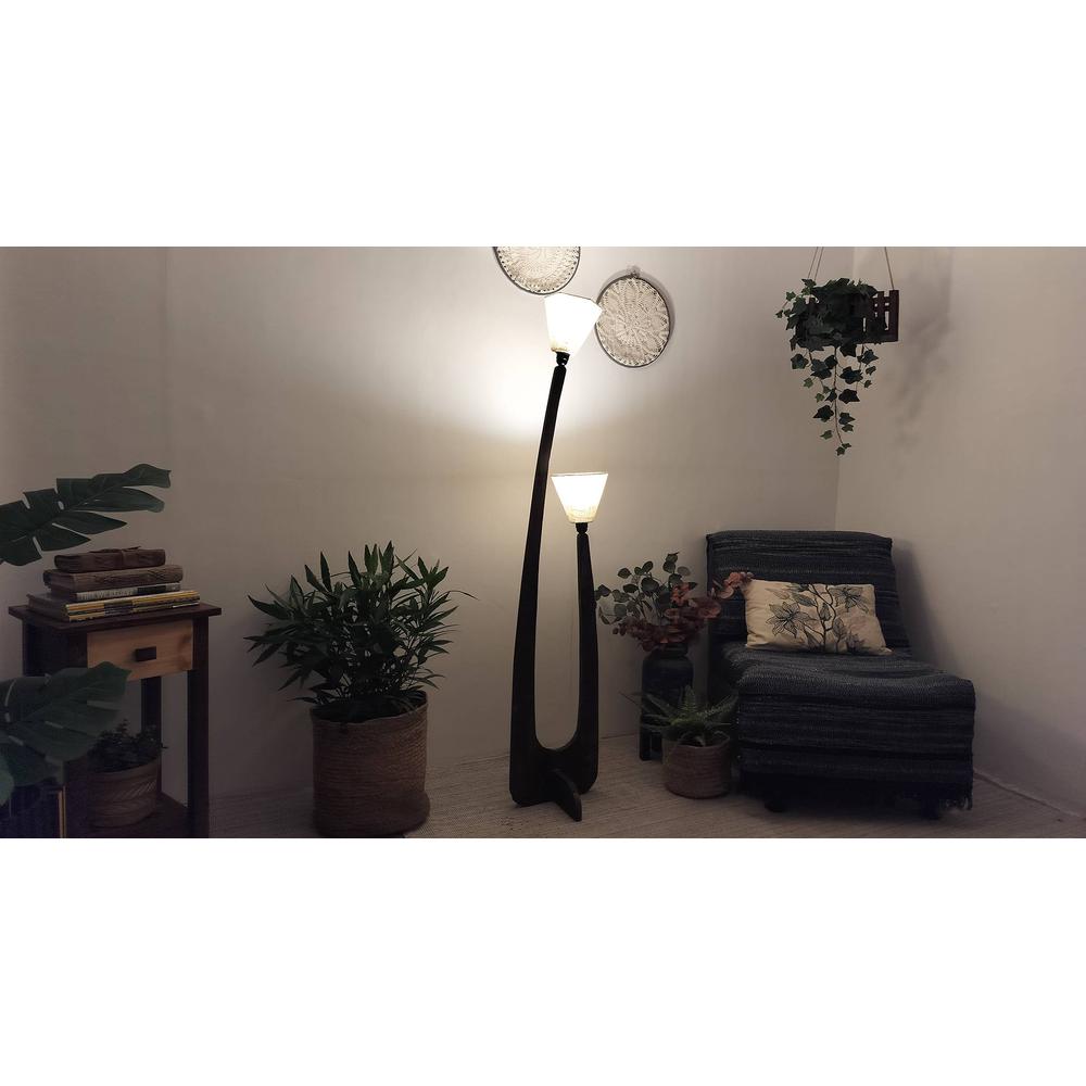 Jasper Beige Jute Floor Lamp with Beige Jute Base