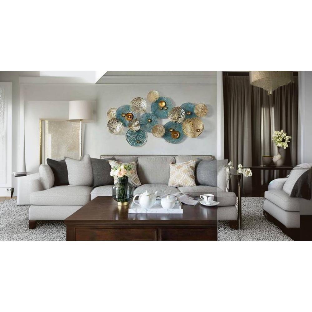 Creative Teal Metal Wall Art & Wall Decor