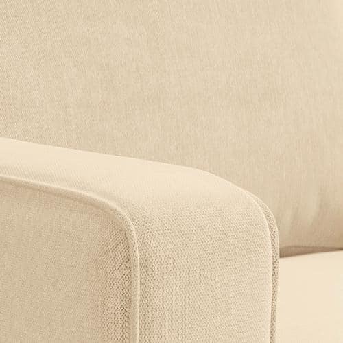 Apollo Compact Sofa (Colour : Birch Beige, Cushion : Hard, Back Type : High Back, Seating Capacity : Right Aligned 2 Seater + Right Aligned Chaise)