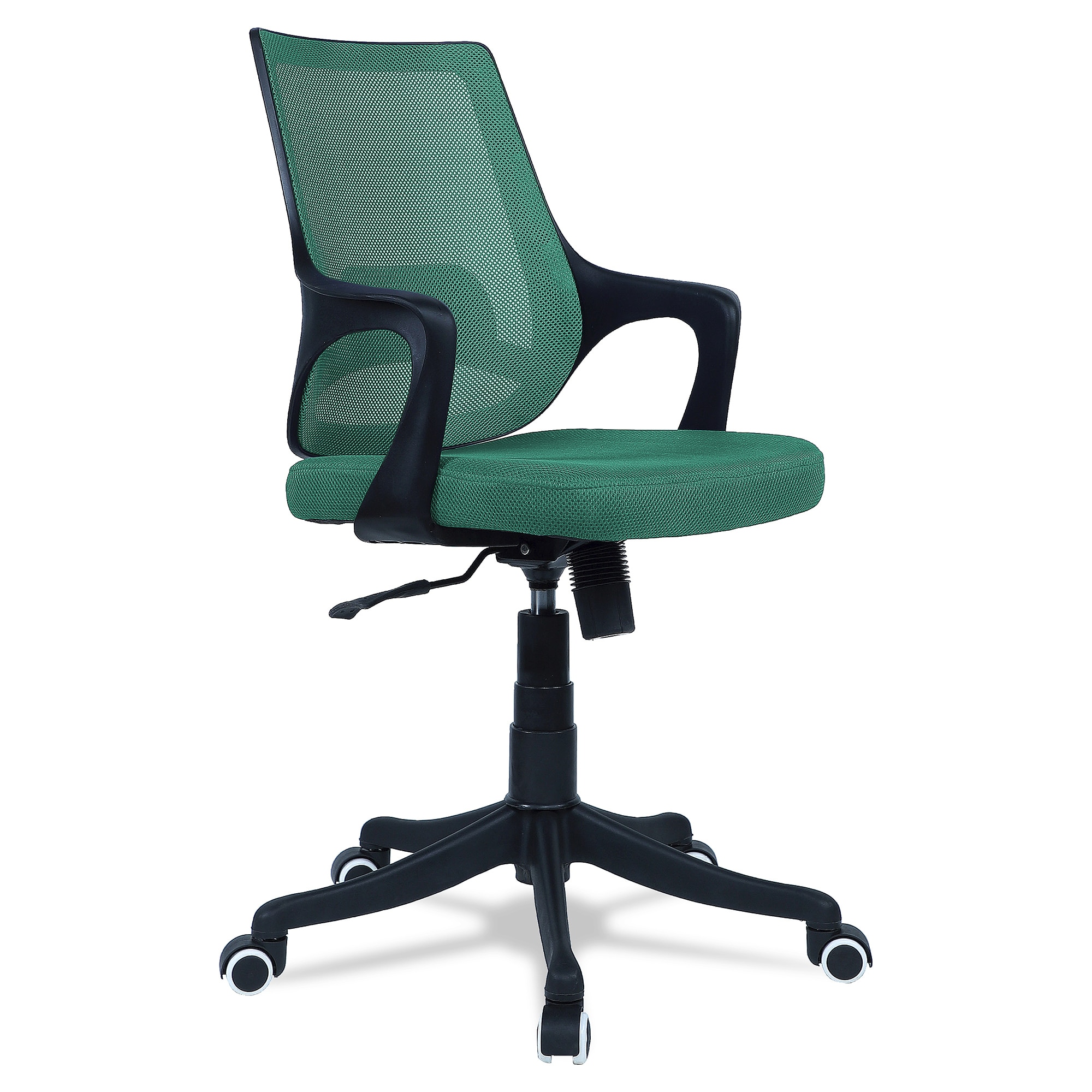 Ddeasirea Mid Back Ergonomic Chair in Dark Green Colour