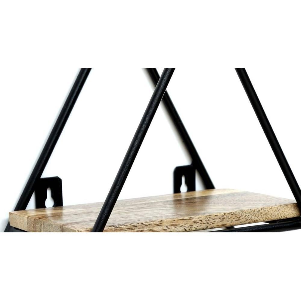 WOODENMOOD Triangle Wall Rack