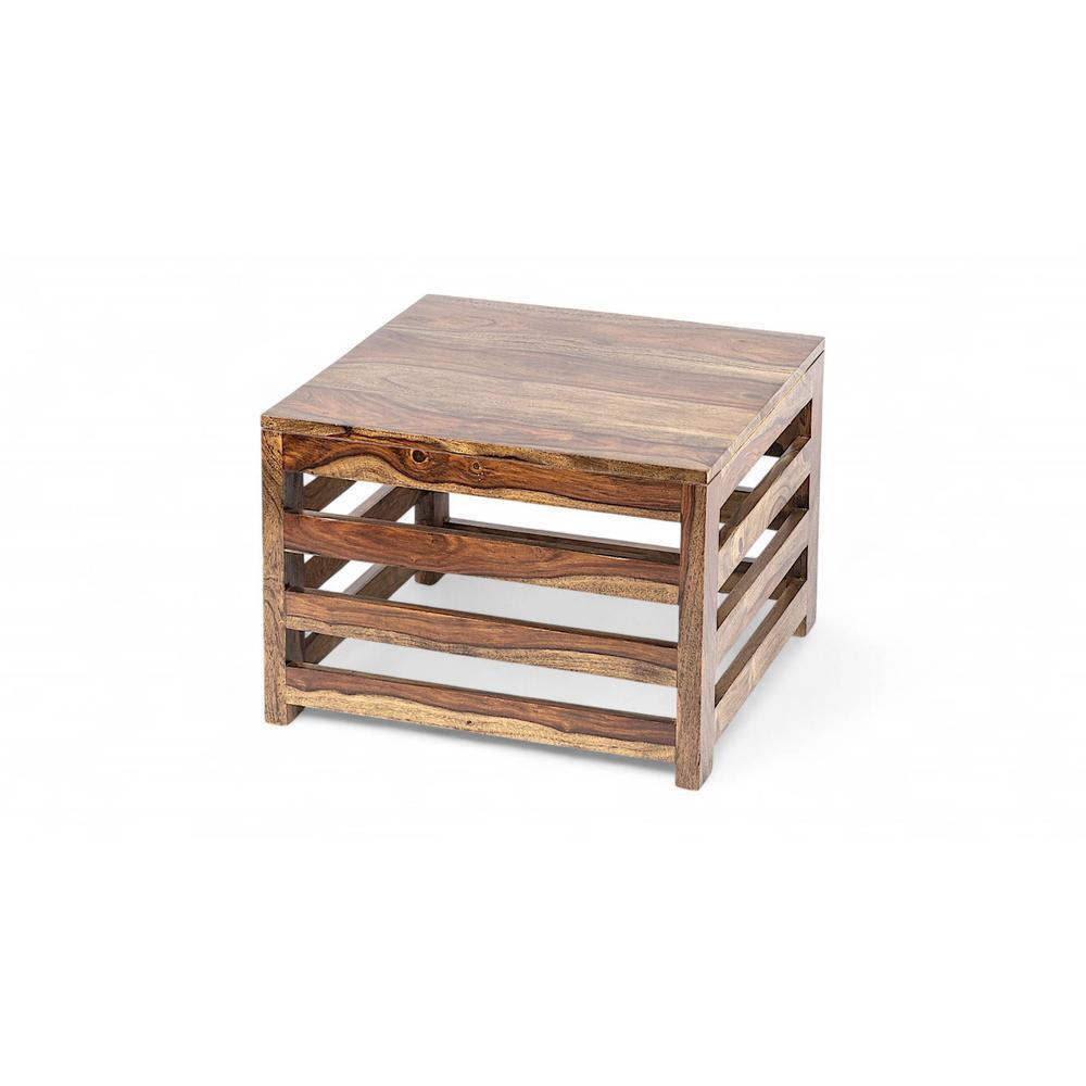 Montreal Sheesham Wood Coffee Table In Teak Finish