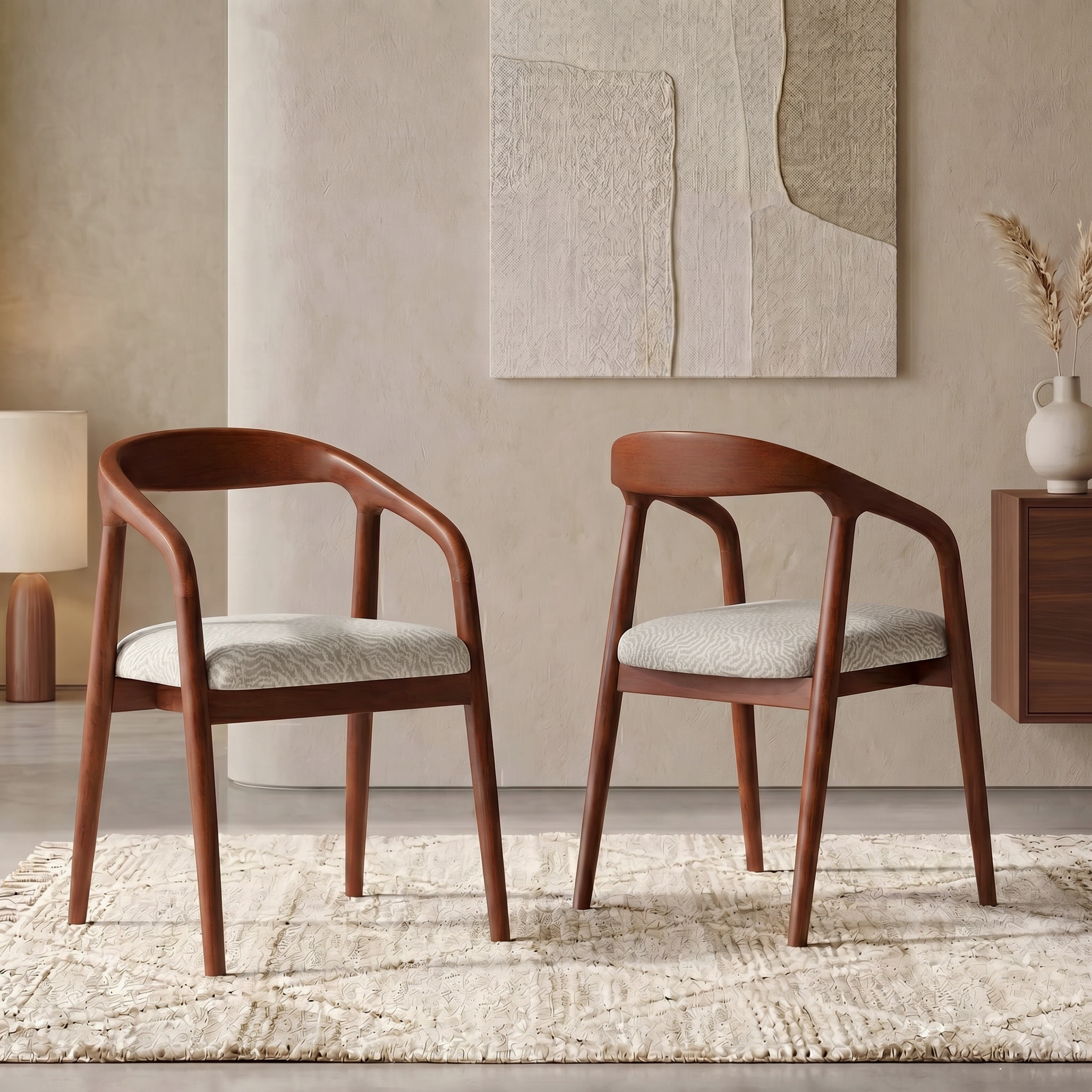Zen Solid Wood Dining Chair in Honey Finish - Urban Ladder