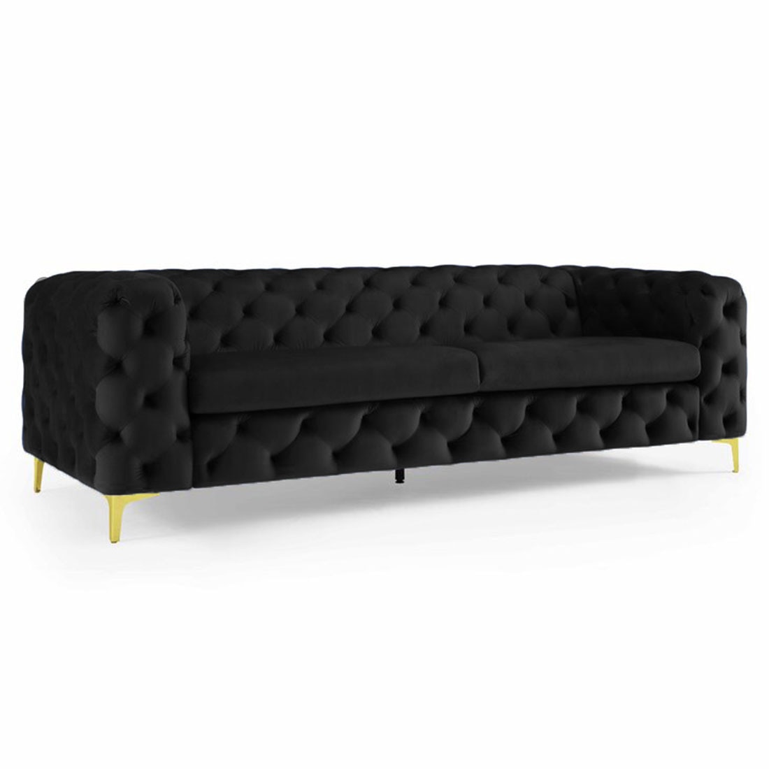 Cherish Fabric Sofa - Black
