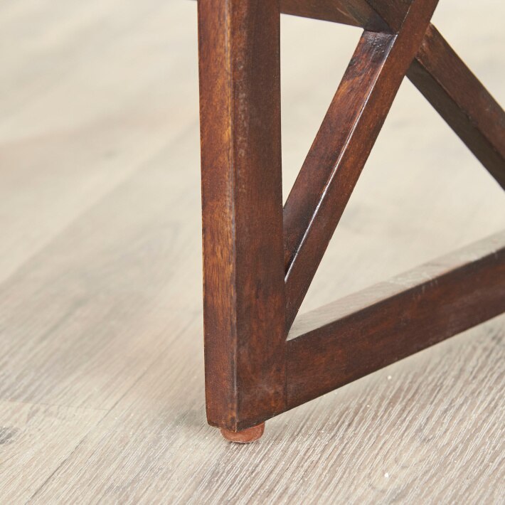 Mosby Solid Wood Side Table in  Natural Finish