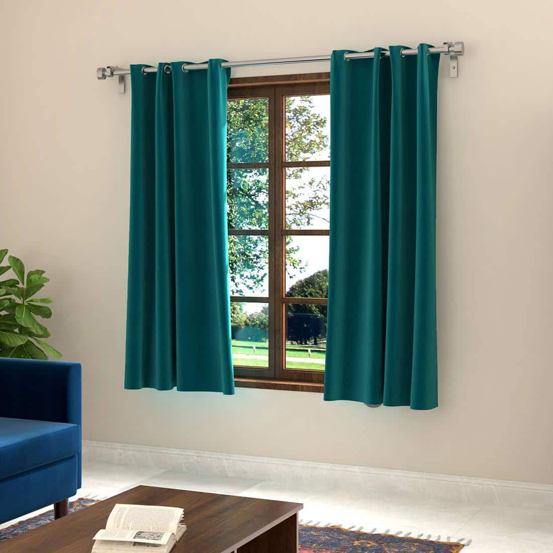 Dawn Curtains - 5ft -Turquoise