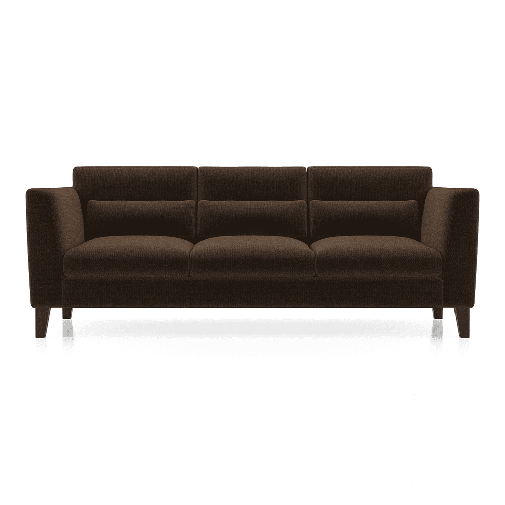 Lewis Sofa Set (Colour : Dark Earth, Cushion : Hard, Seater : 3+2+1)