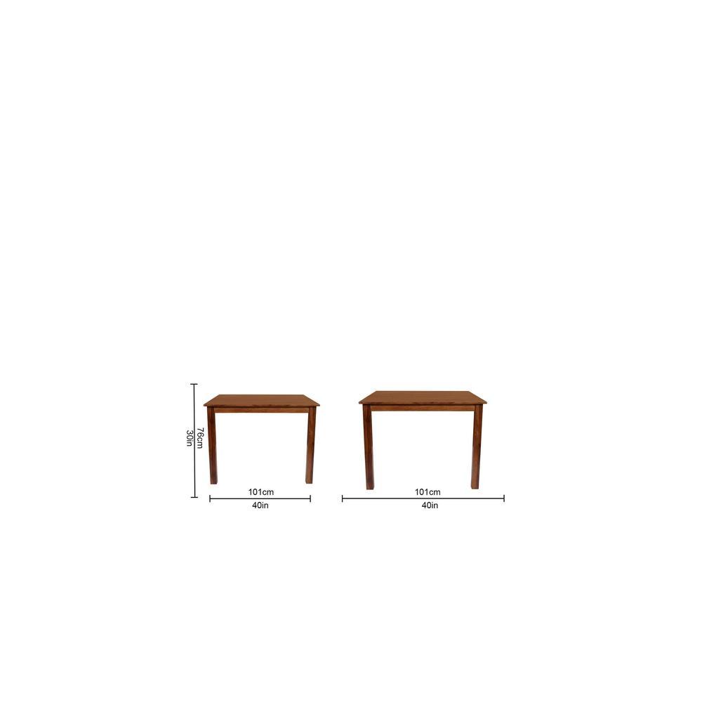 mingus solid wood  4 seater Dining table in  Provincial Teak