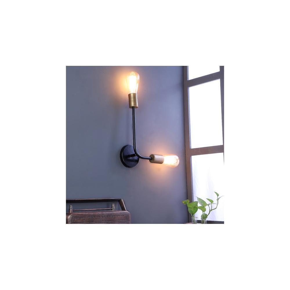 Kelda Black Metal Wall Light