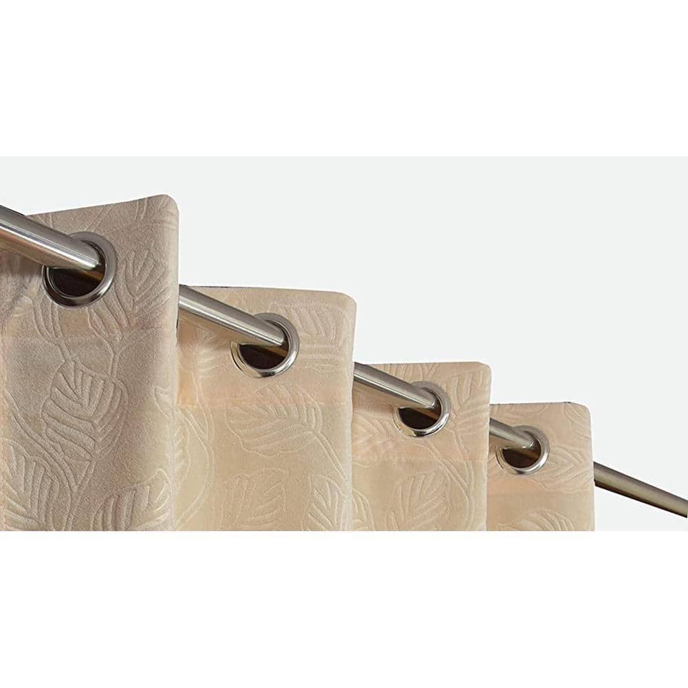 Velvet embo Pack of 2 Blackout Door Curtains