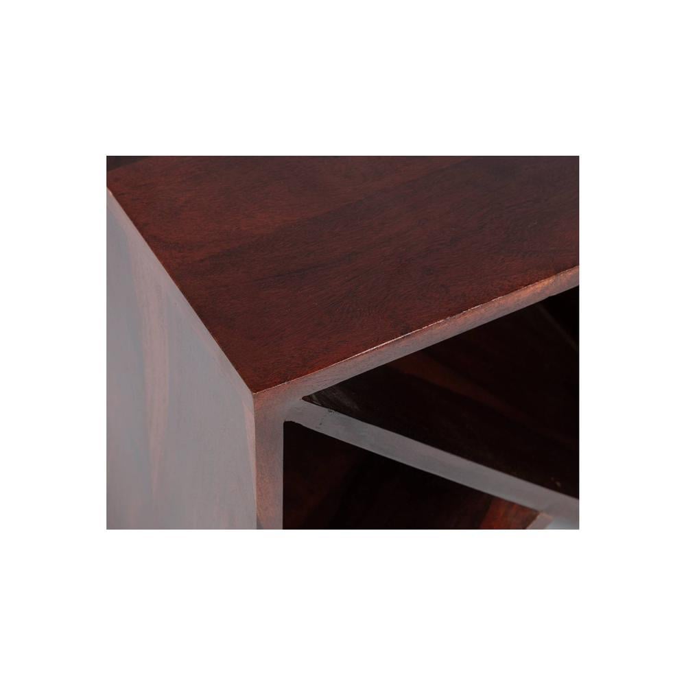 Noah Side Table - Walnut Finish