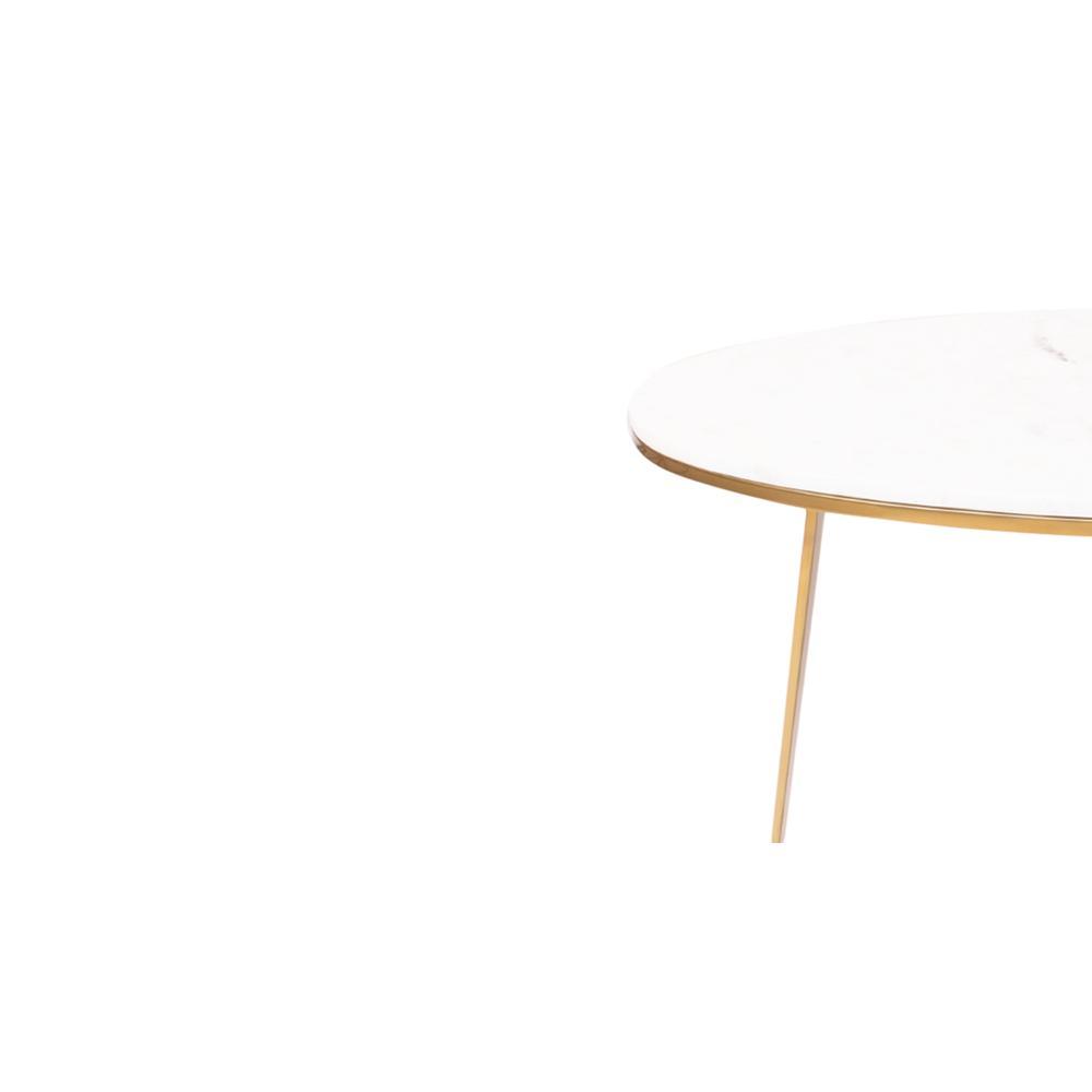 Griffin Coffee Table In Mirror Gold Finish