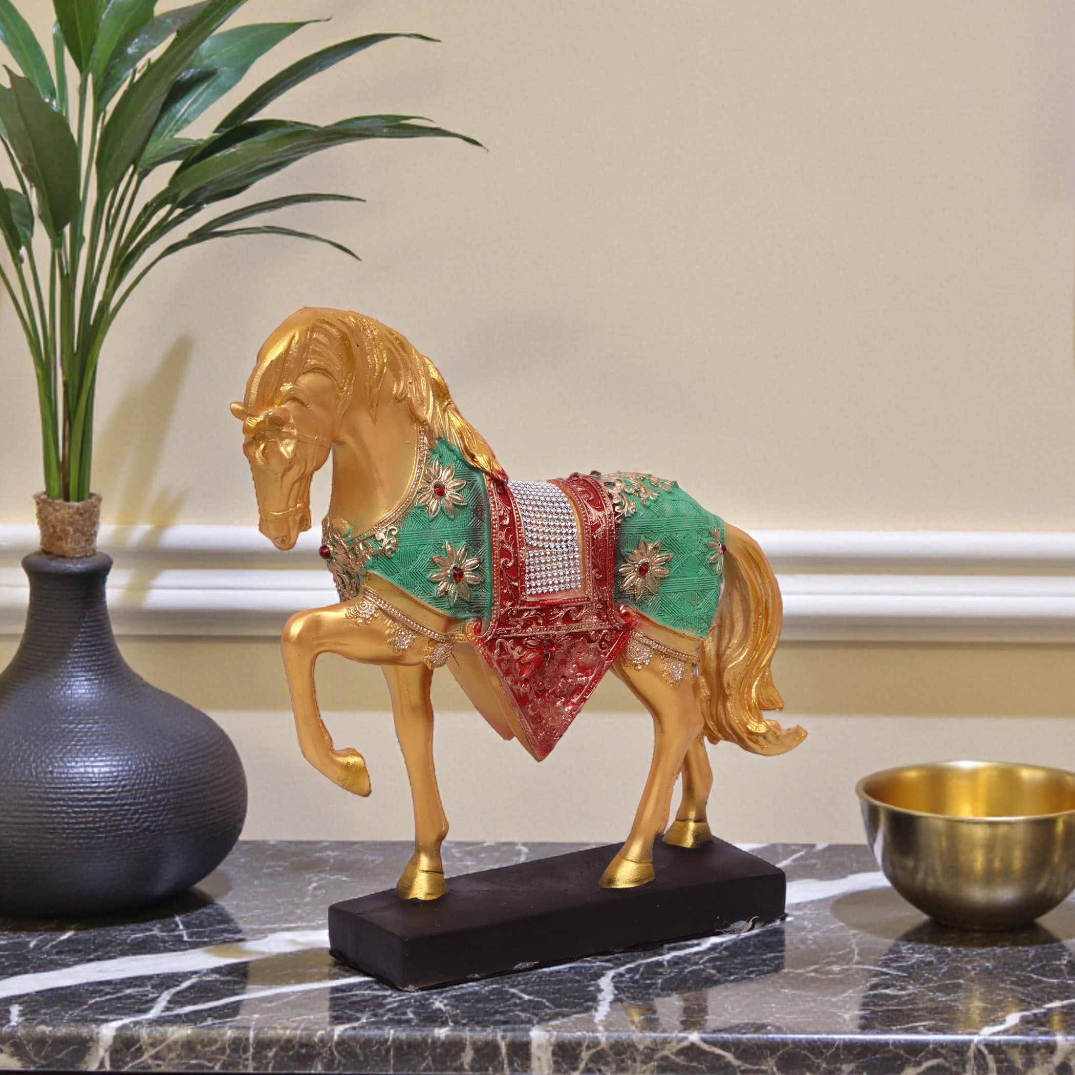 VEDAS Polyresin  Figurine in Gold Colour