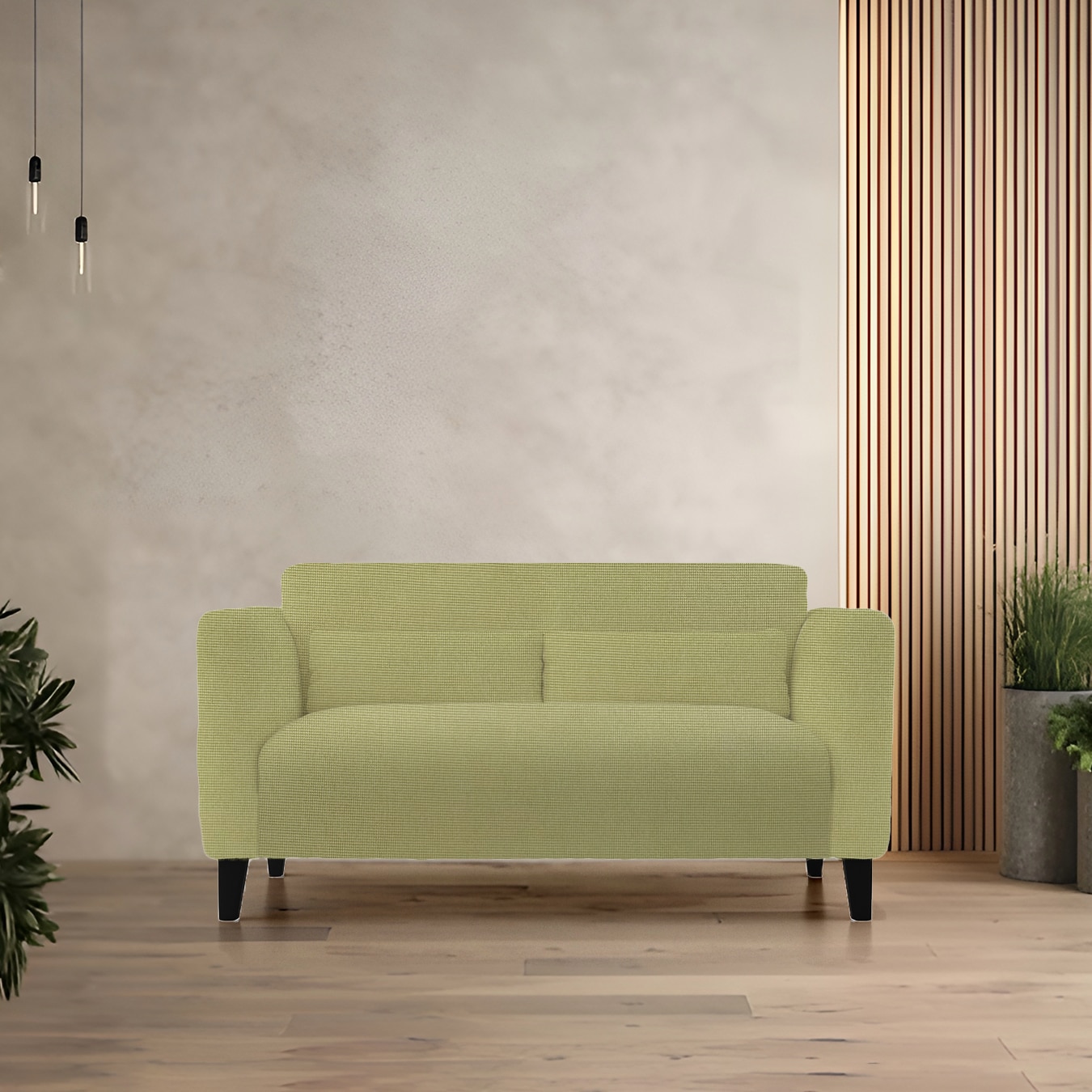 2 Seater Lime Green Sofa Cover