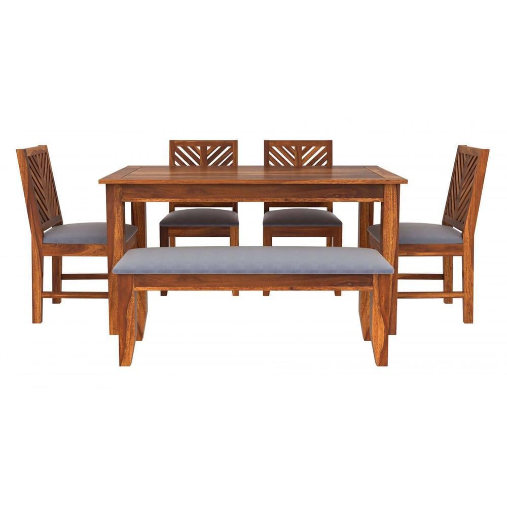 Alaca Six Dining Set With Bench
