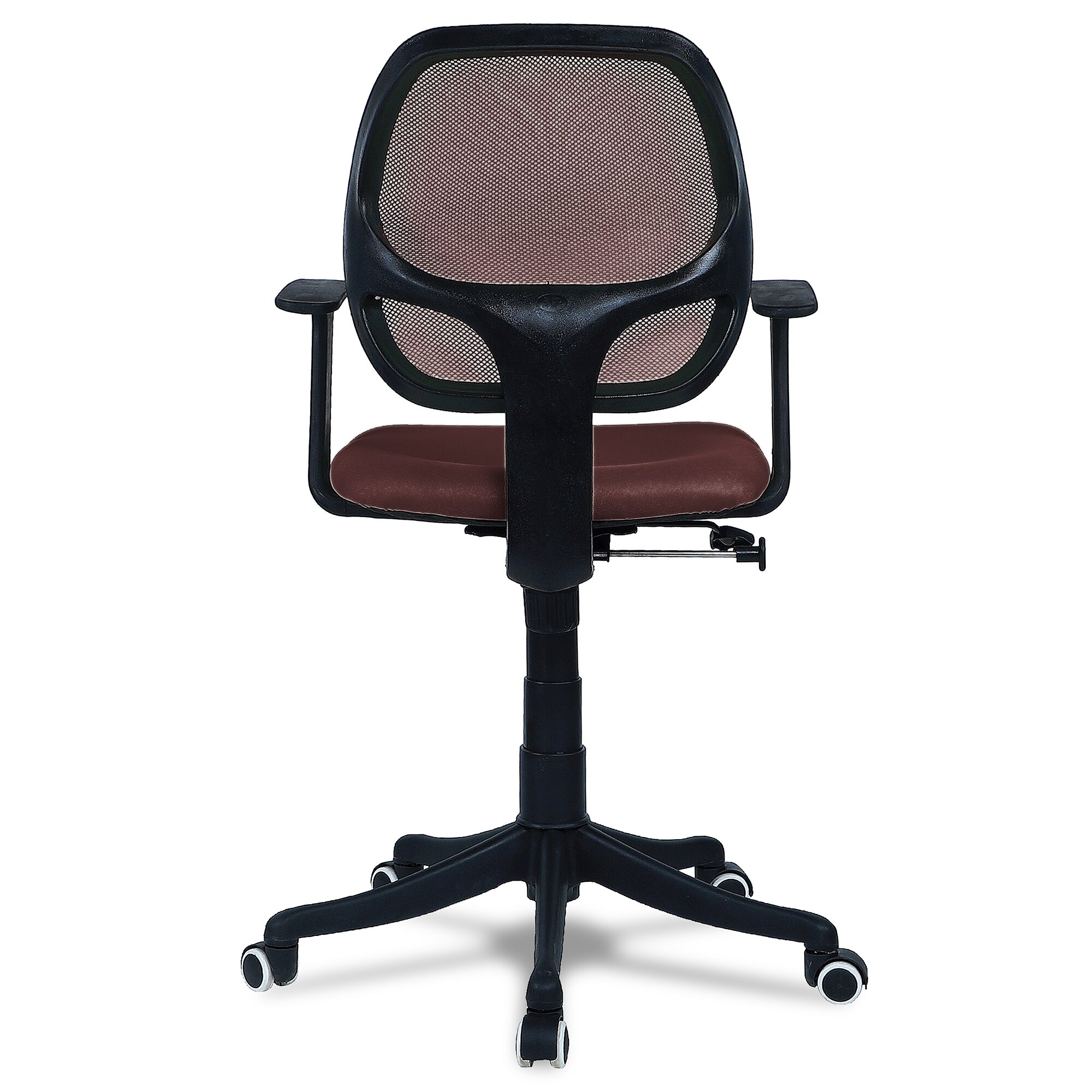 Jaazza Low Back Ergonomic Chair in Brown Colour