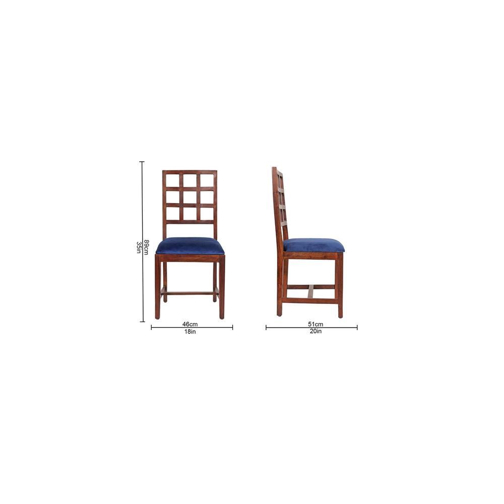 abbie solid wood  4 seater Dining table in  Provincial Teak