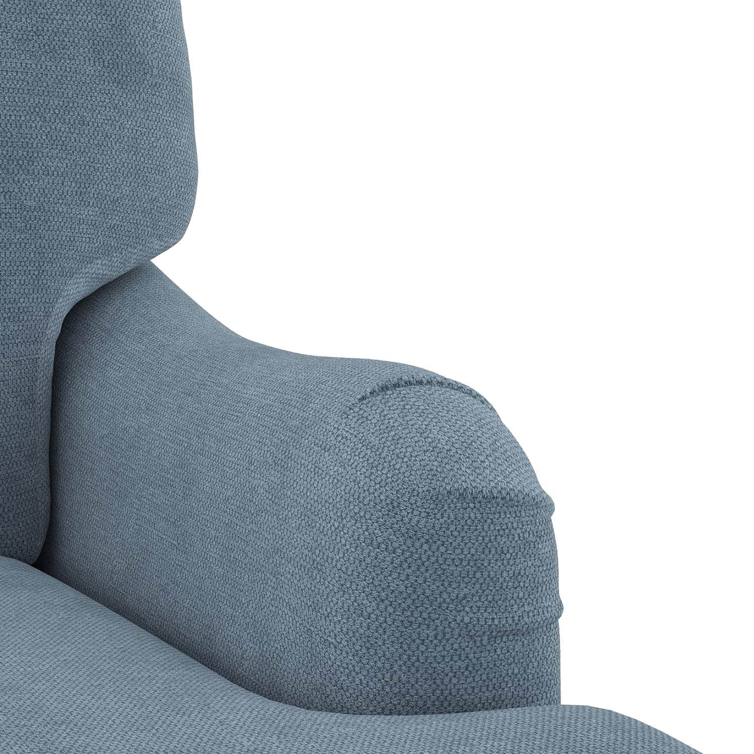 Ophelia 3 Seater Fabric Sofa In Ocean Weave