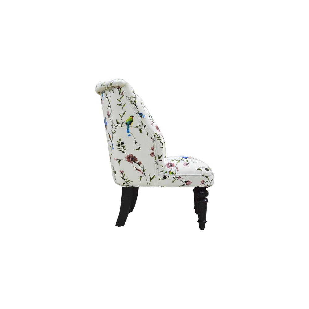 The Cuddly Throne Lounge Chair In White Fabric