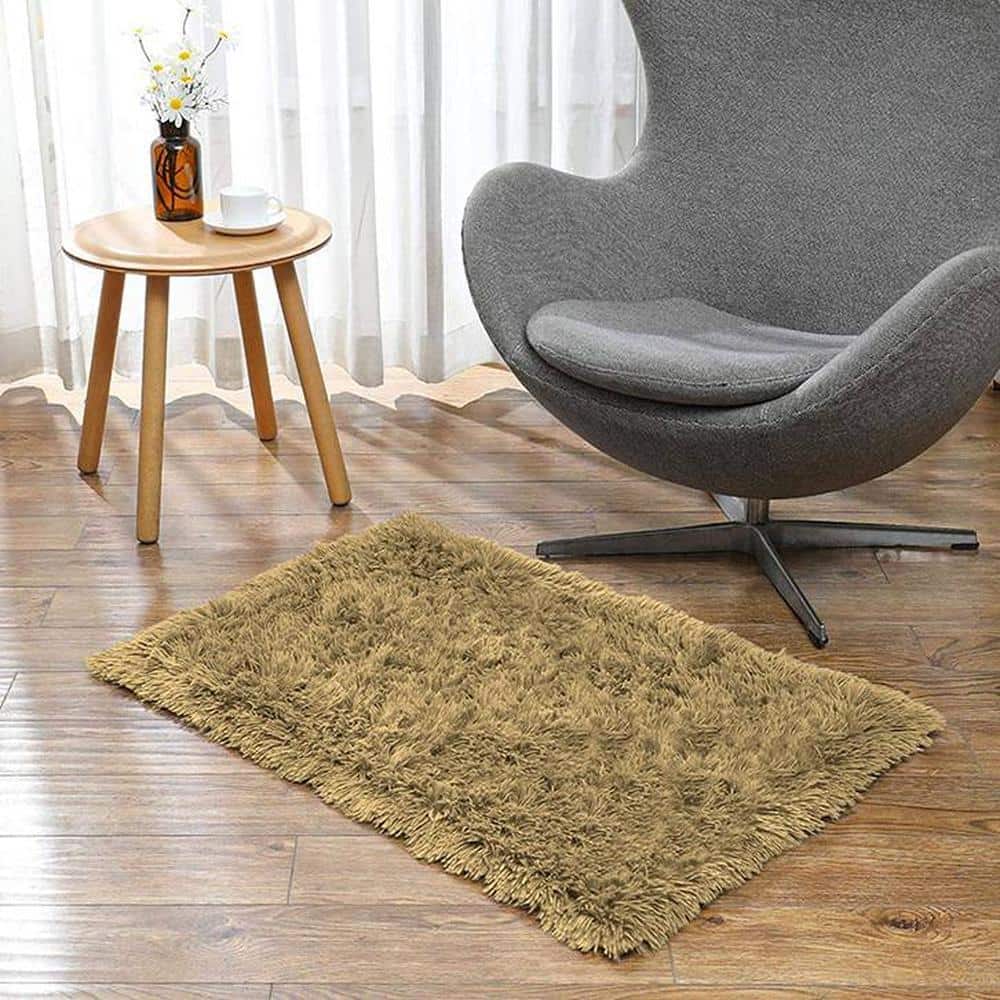 Bath Mat Rabbit Fur 1000 GSM Bathroom Door Mats Anti Skid Water Absorbent Easy Machine Washable Marino Rug for Entrance