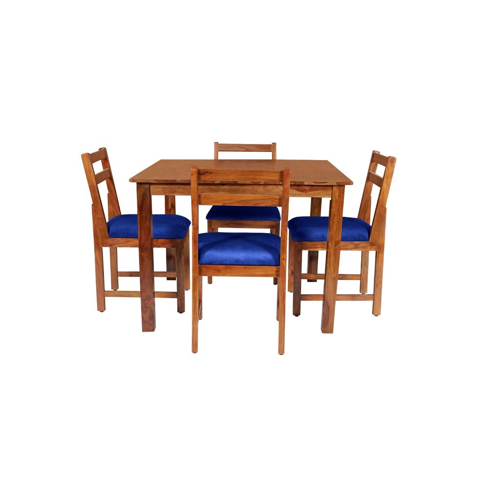 alviro solid wood  4 seater Dining table in  Provincial Teak