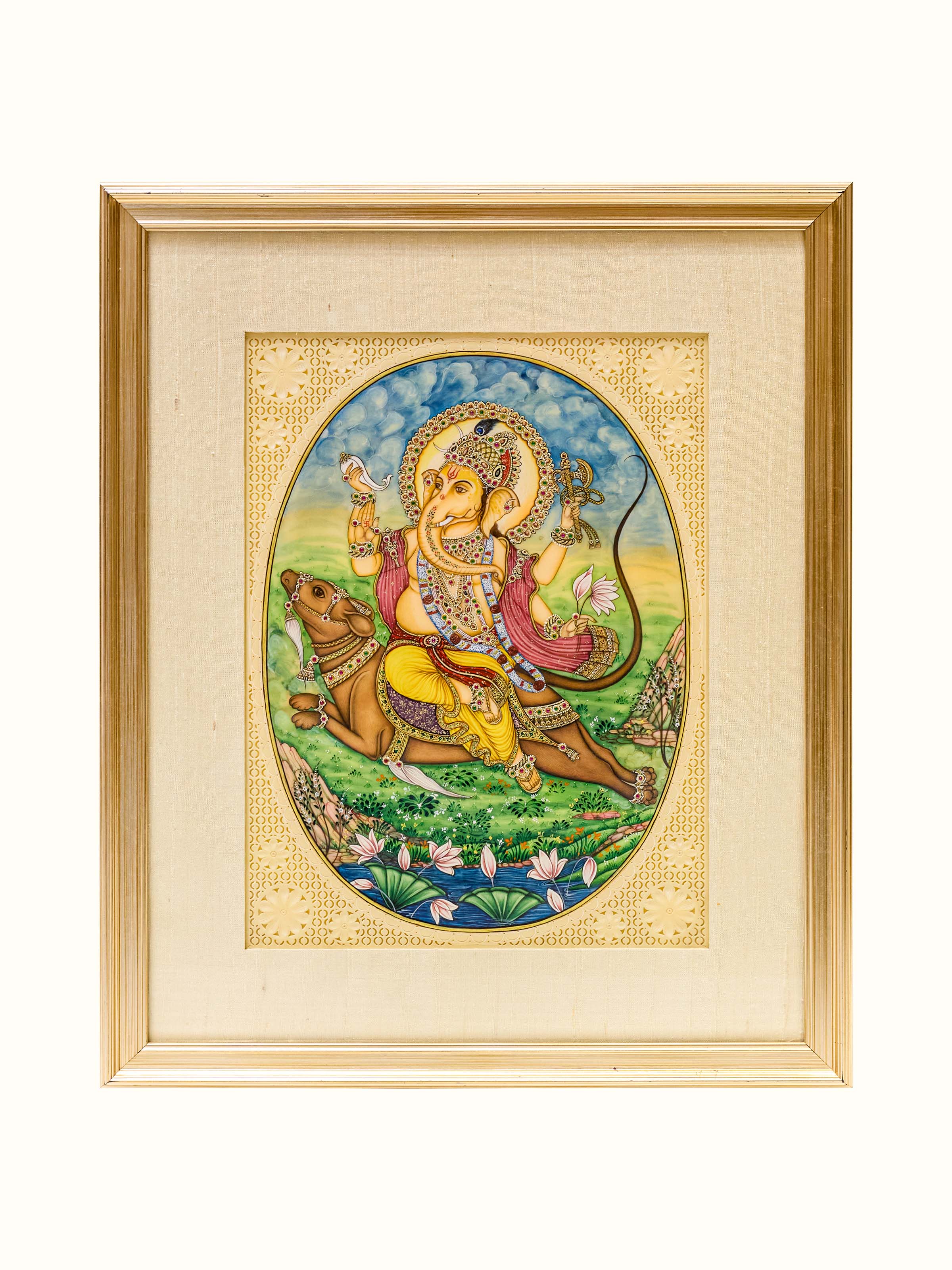 Ganesha Miniature Painting
