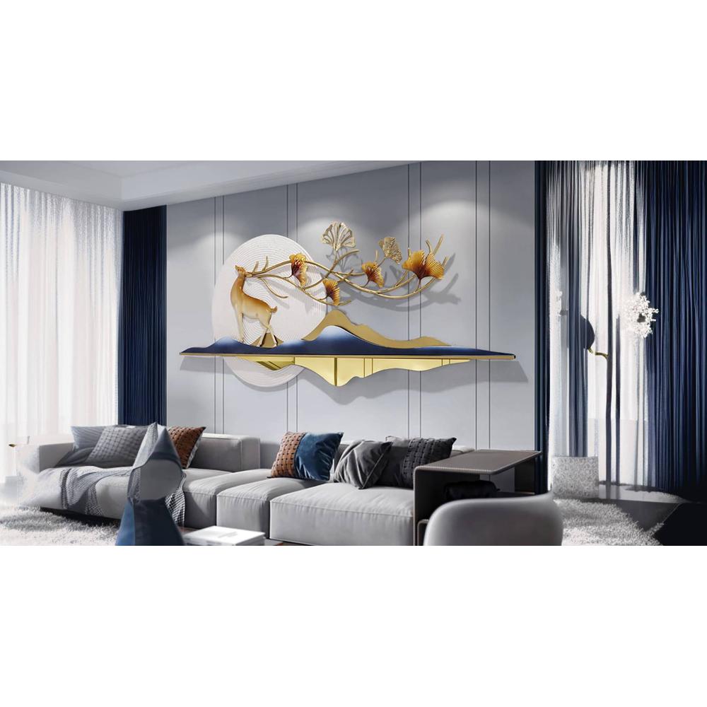 Winter Deer Metal Wall Art