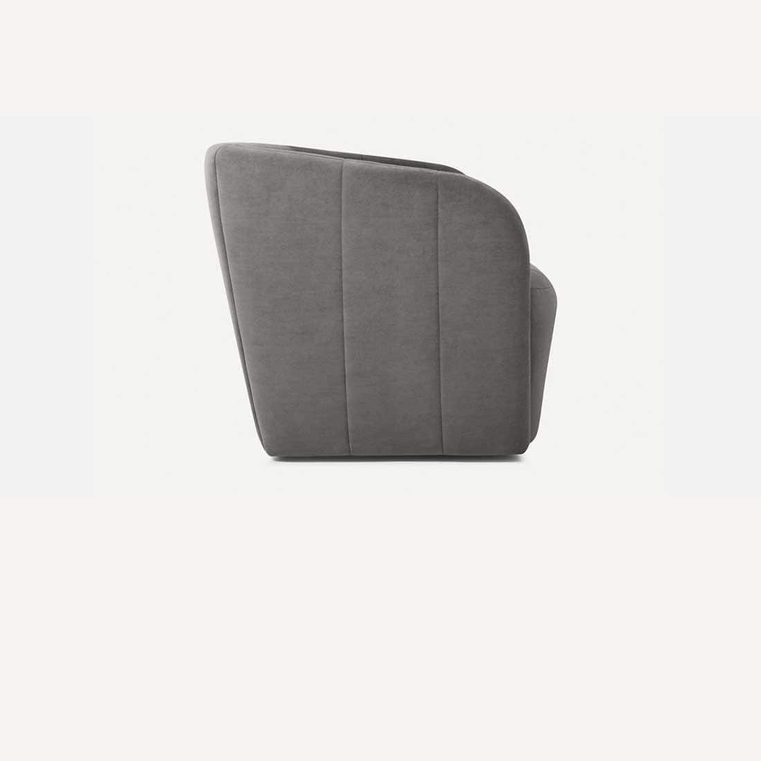 Candler Fabric Sofa (Grey)