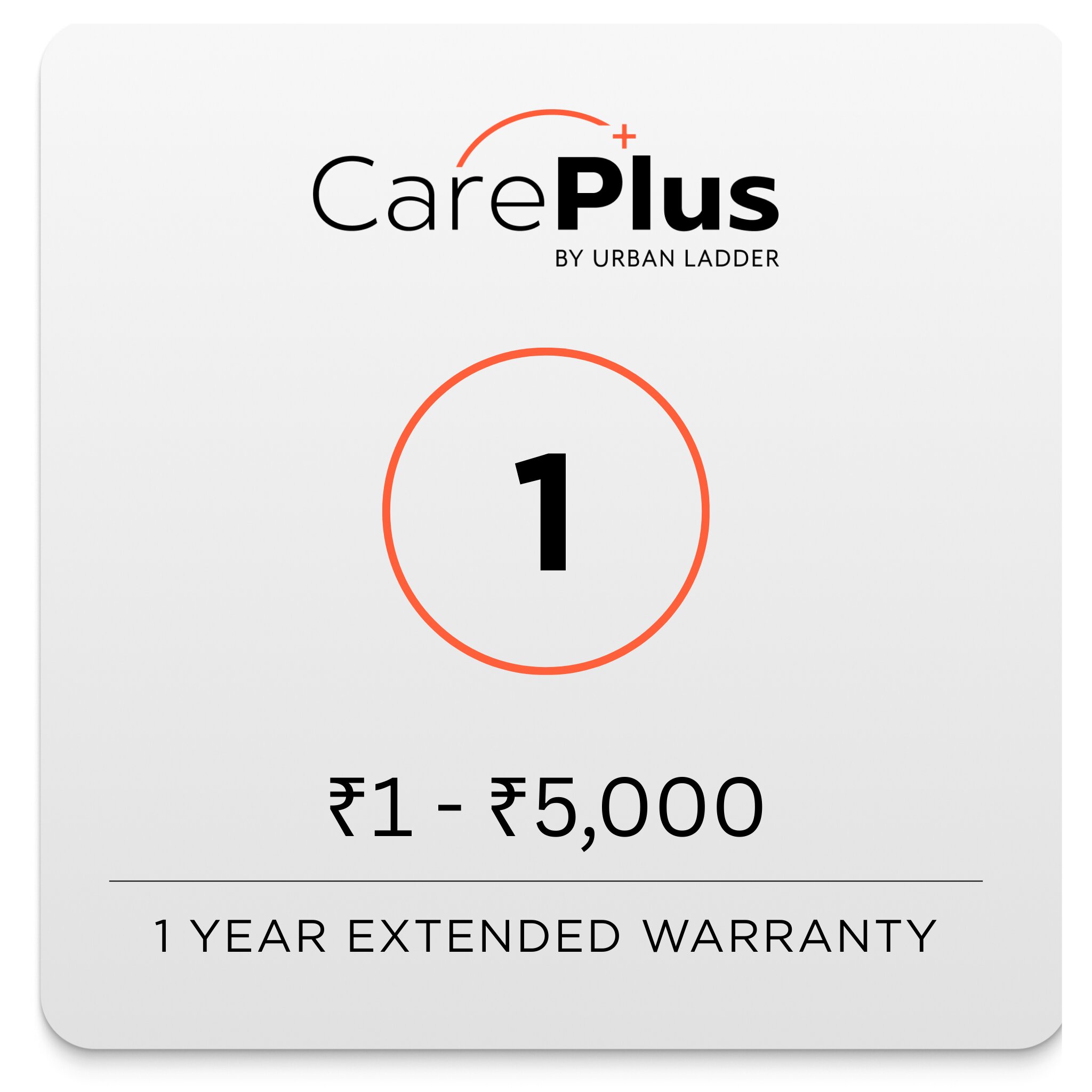Care Plus - 1 Year Extended Warranty (0 to 5000)