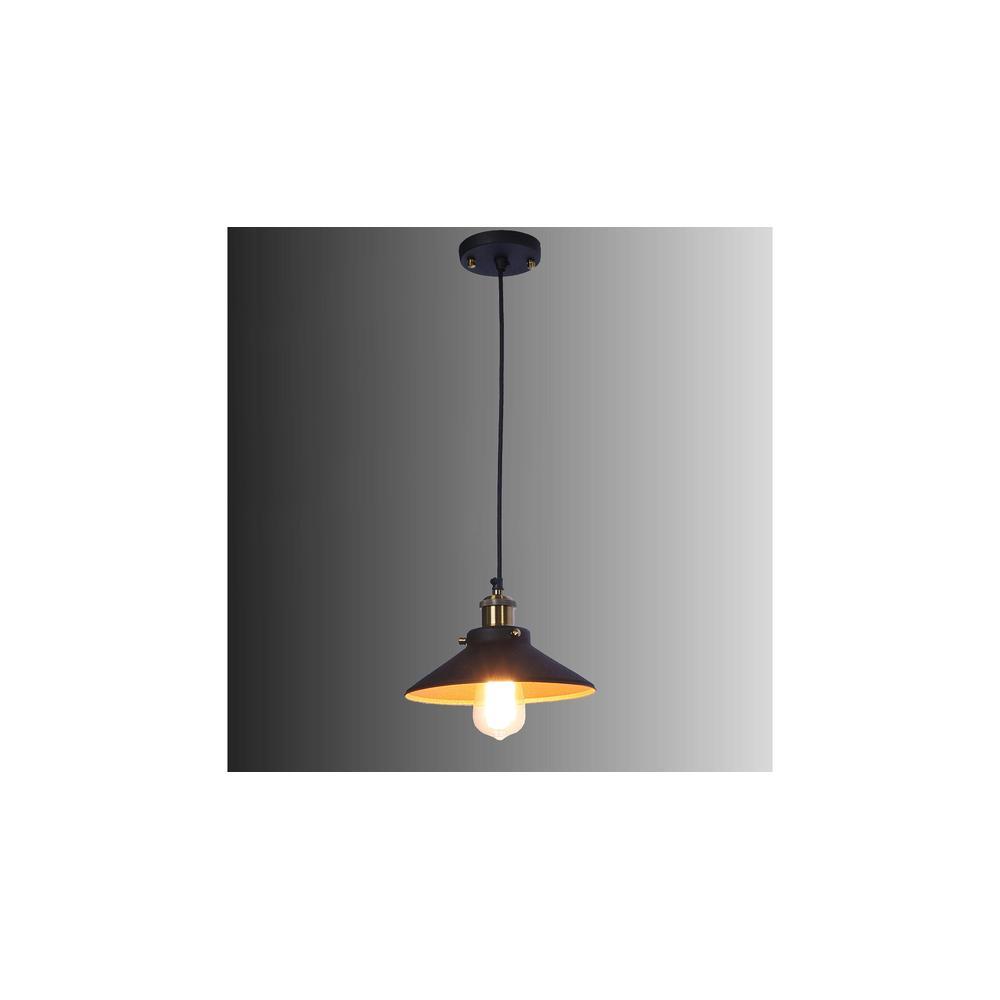 Nora Black Metal Single Hanging Light