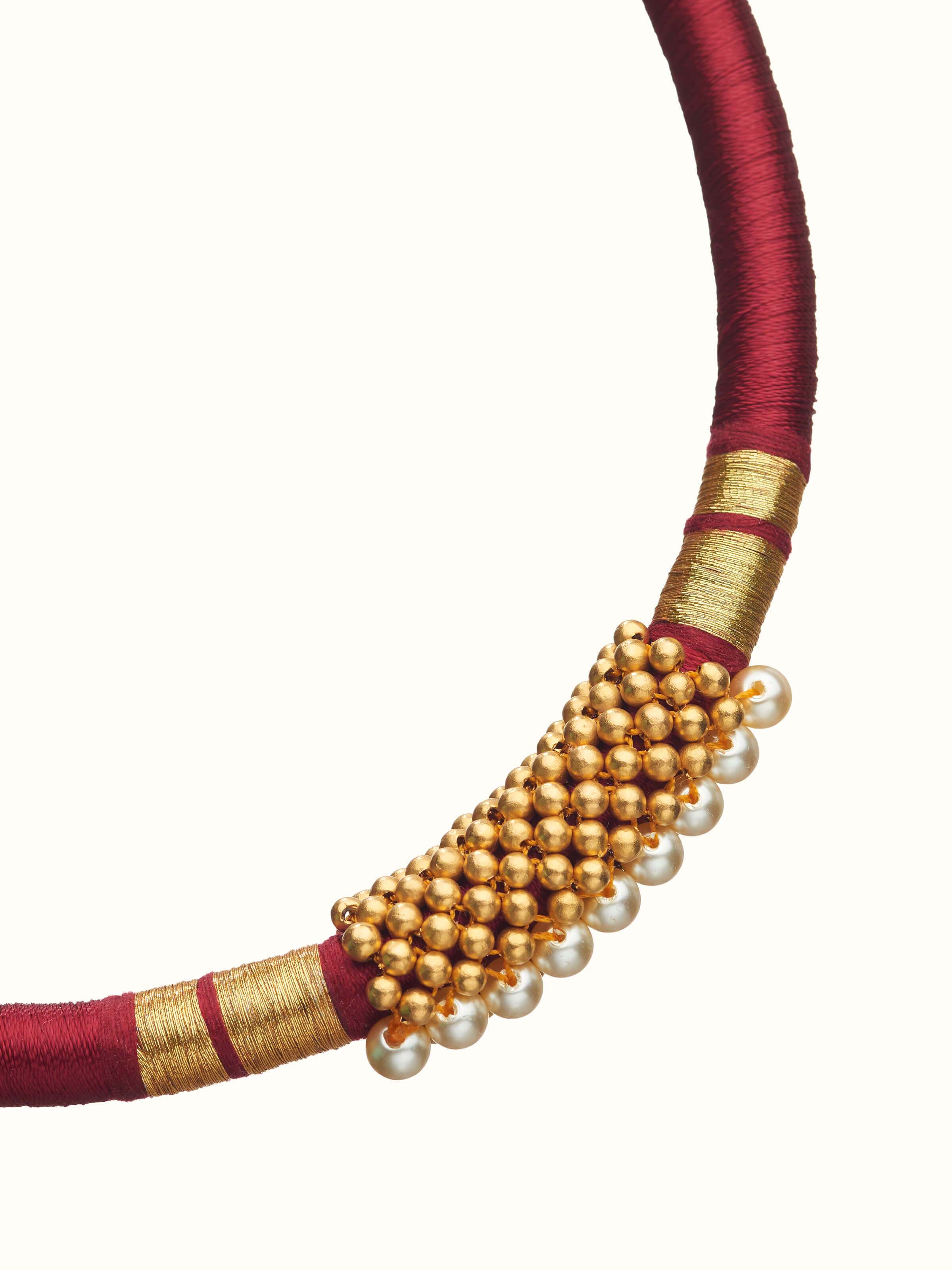 Thushi 22 Karat Gold Collar Necklace