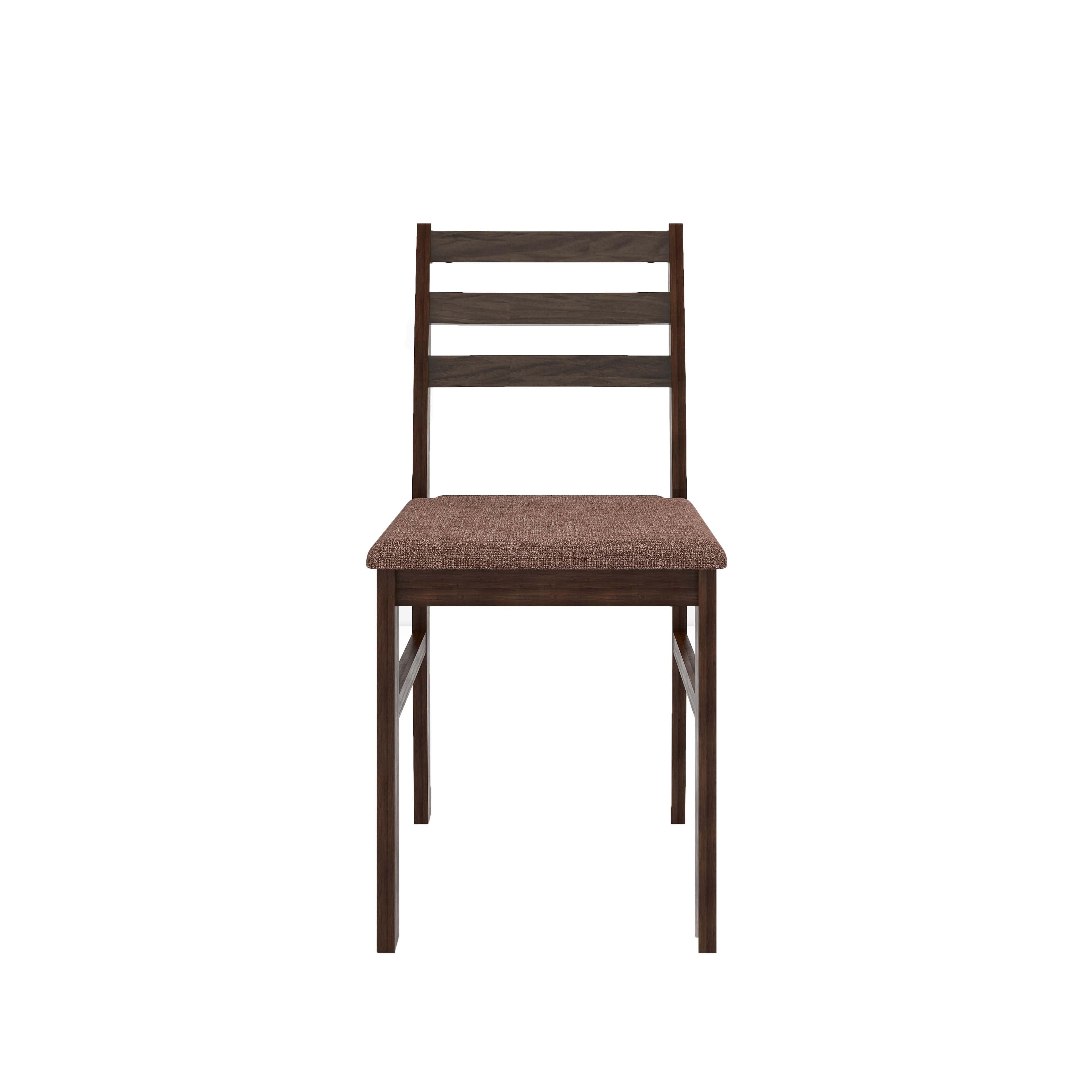 Seattle Starter Dining Set 1+6 (Rubberwood, Dark Cappuccino Finish)