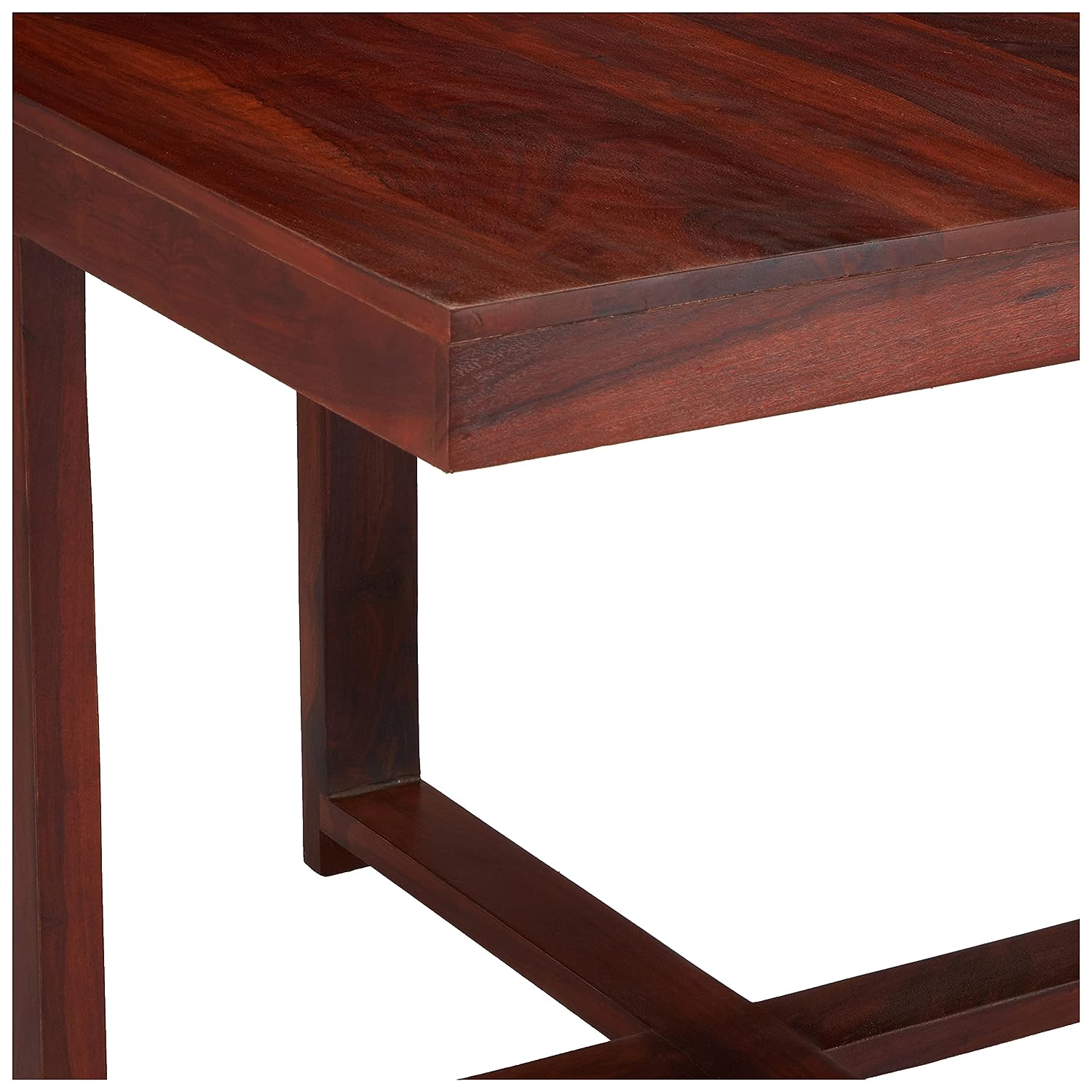 Kingston Sheesham Wood Accent 4 Seater Dining Table Set