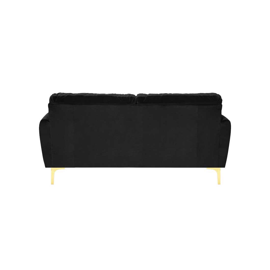 Angle Fabric Sofa (Black)