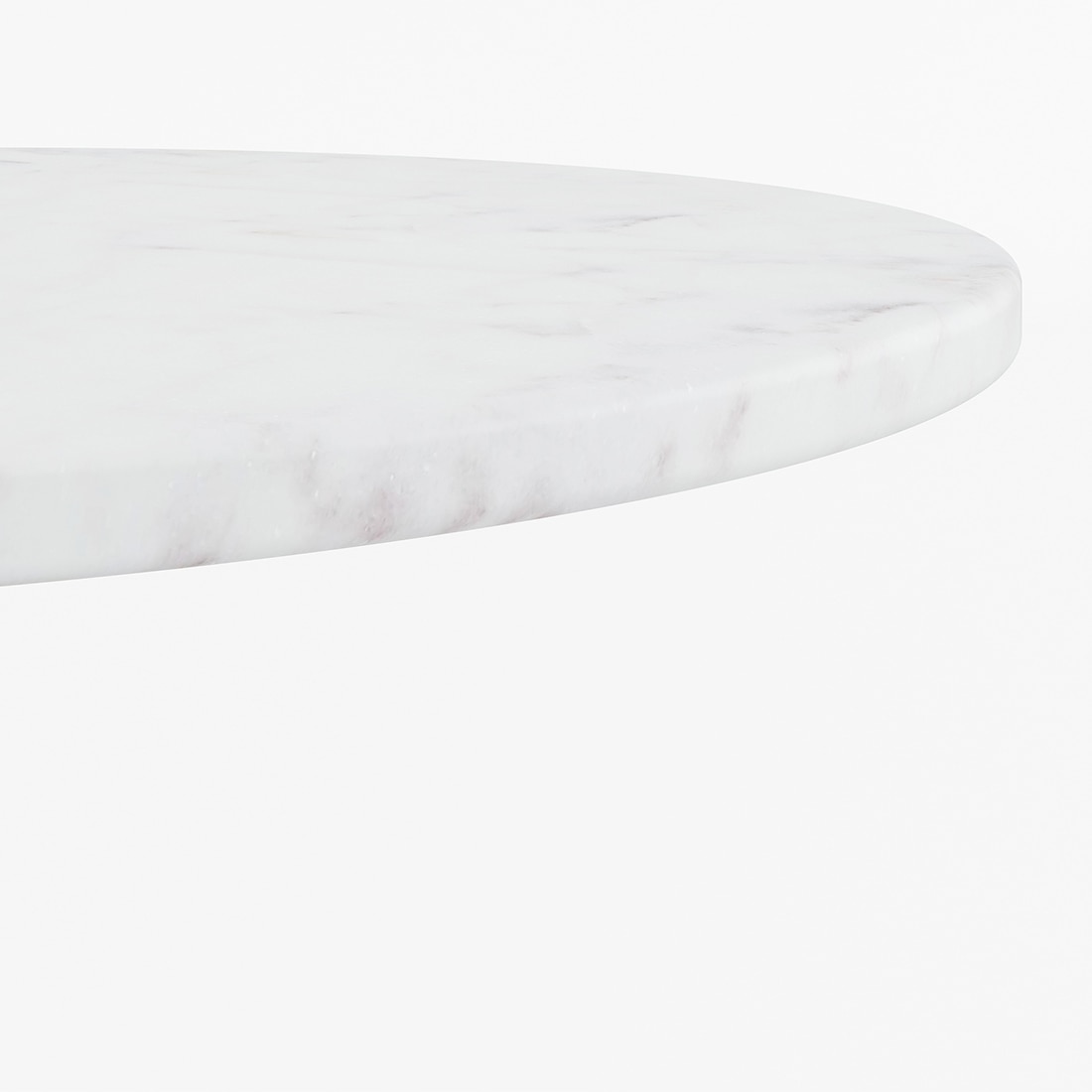 Mira Banswara Marble And Metal Side Table In Glossy Gold Finish