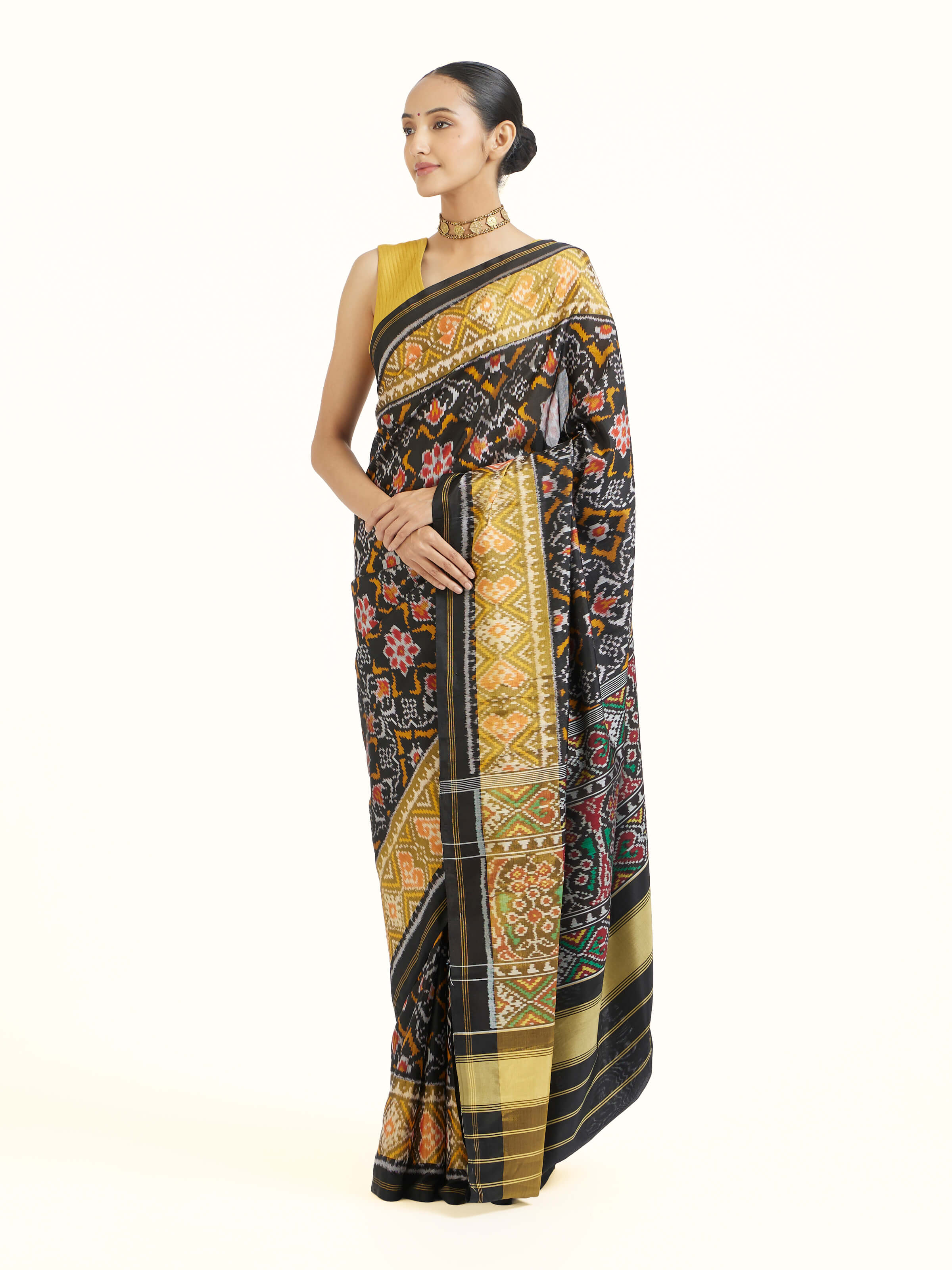 Rajkot Patola Ikat Saree