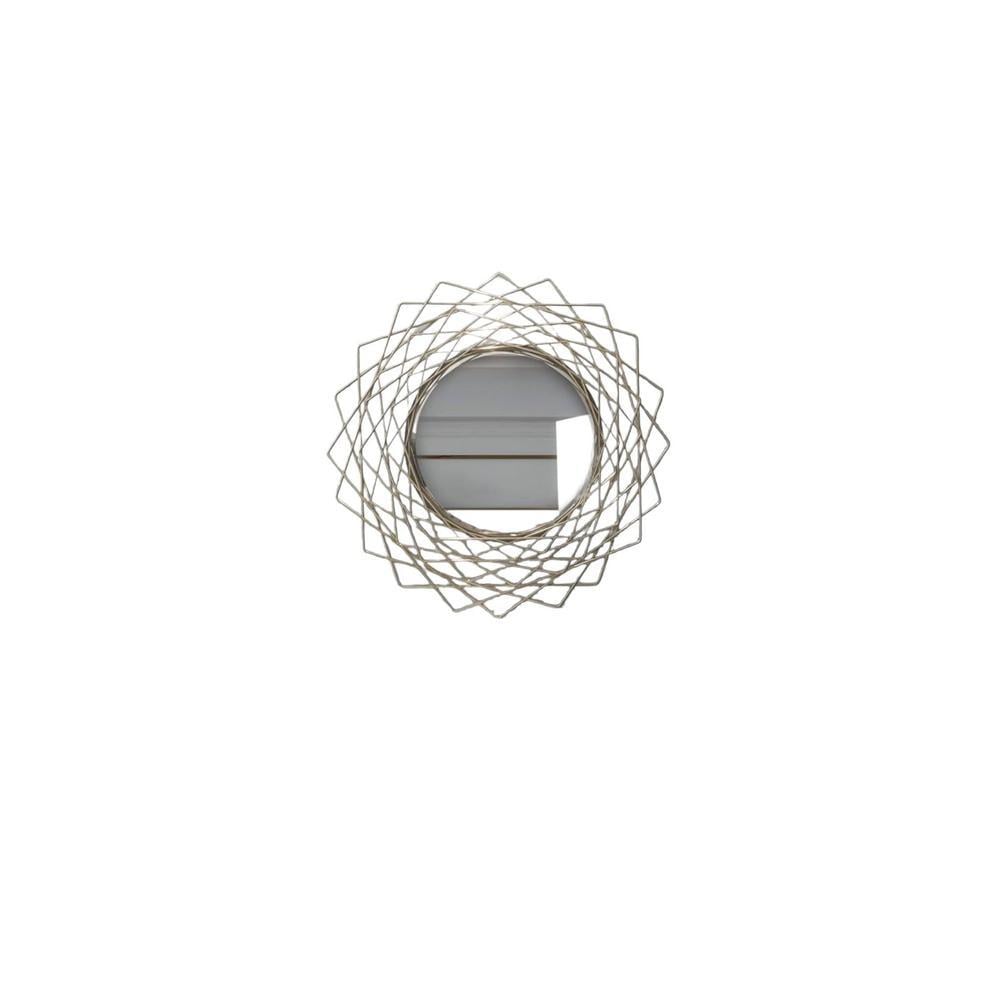 Geometric Wall Accent Mirror
