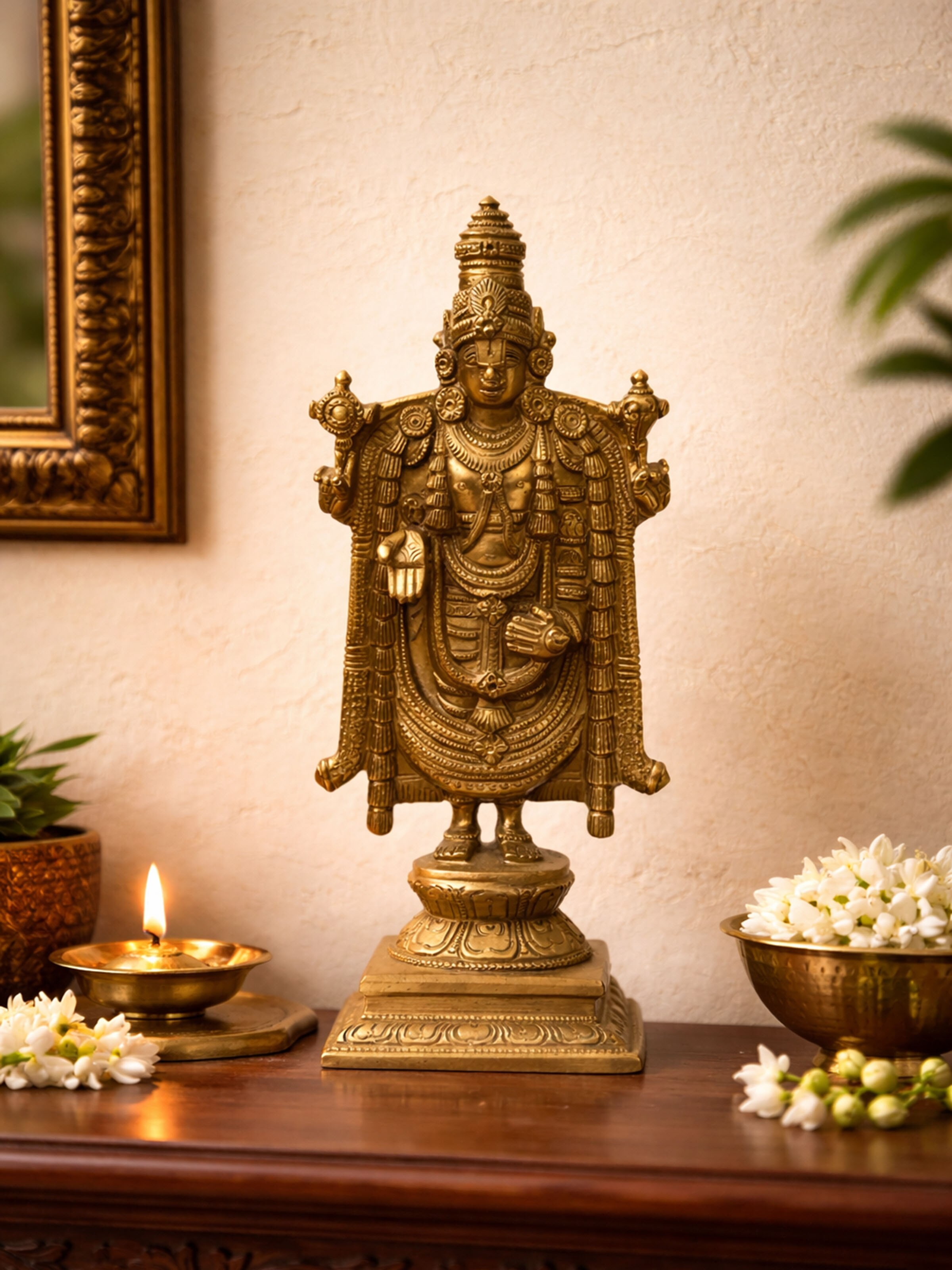Brass Balaji Standing Idol