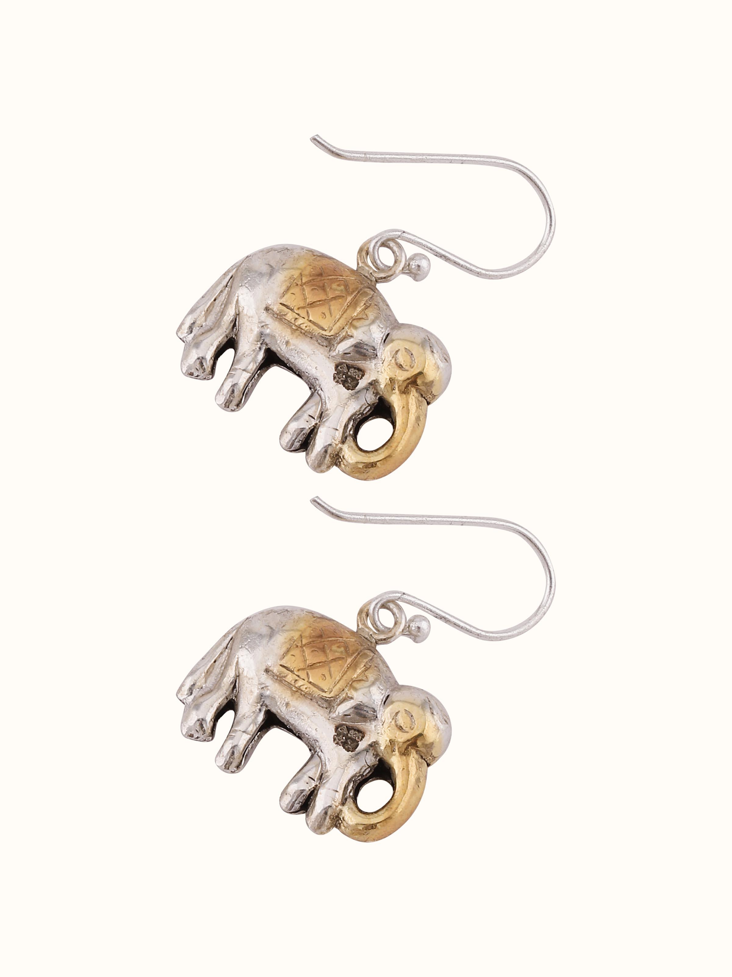 Silver Smithing Drops Earrings